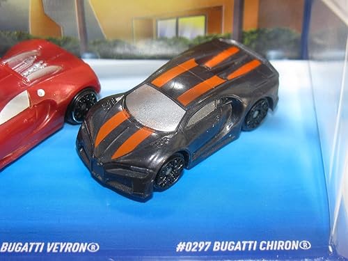 Miniatura 6 de Micro Machines 2021 Serie 5 World Pack #14 Bugatti Speed Legends Tipo 35, EB110 Super Sport, Divo, Veyron, Chiron