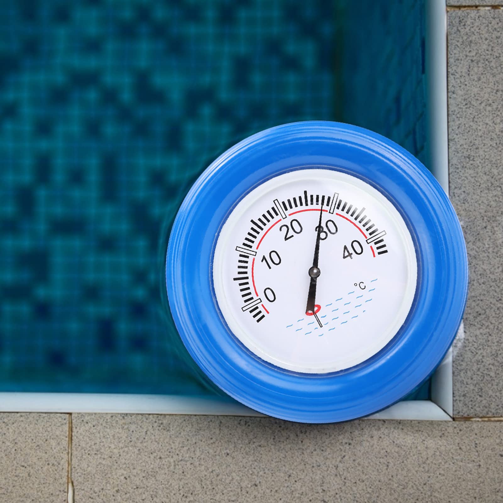 Termometr Basenowy Wodoodporny Pływający Termometr Basen Spa Wanna z Hydromasażem Miernik Testowy Temperatury Wody