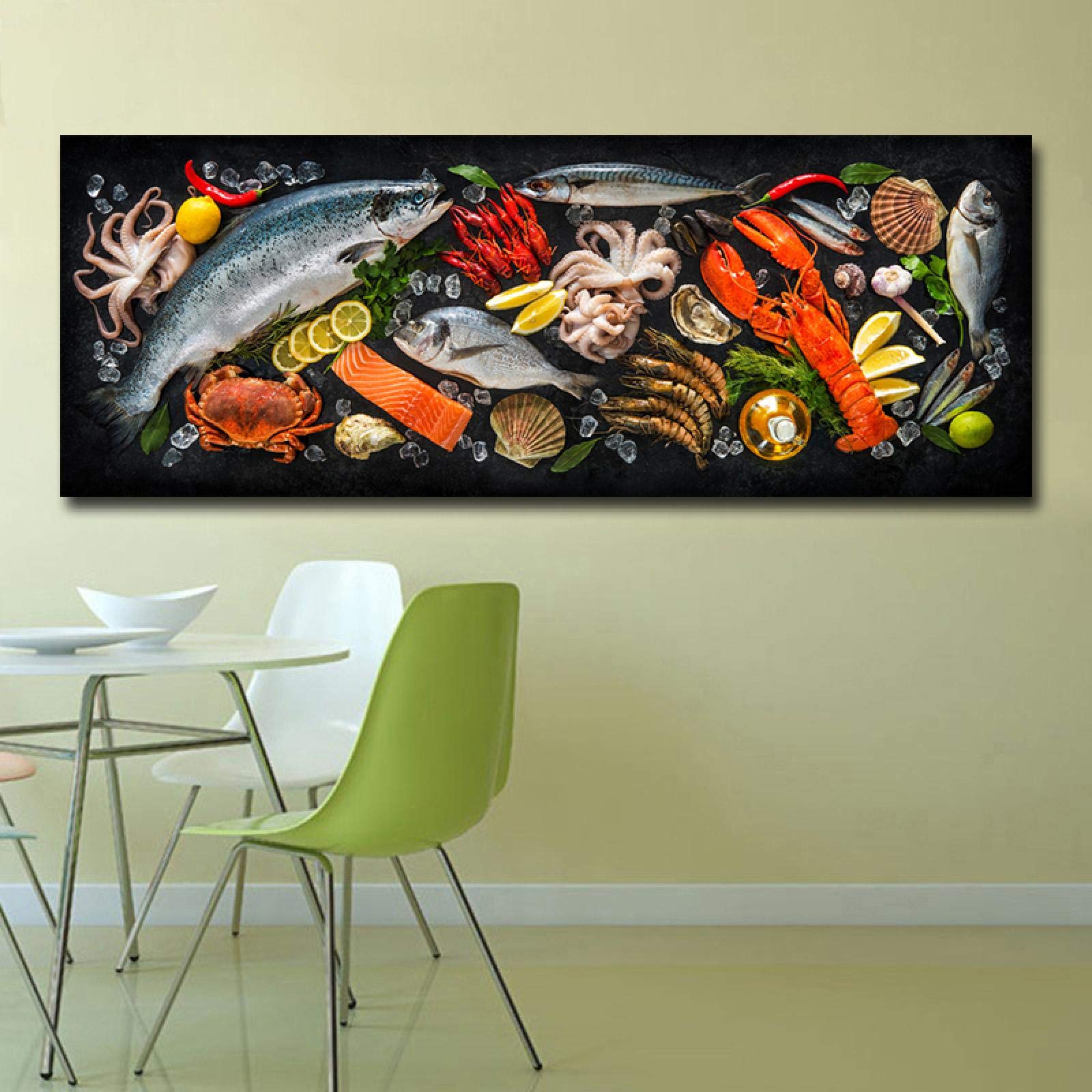 XIANGPEIFBH Dipinti su tela Cibo Moderna Immagini colorate Stampe Frutta Poster Wall Art For Home Decor Decorazione soggiorno 30x50cm Senza cornice
