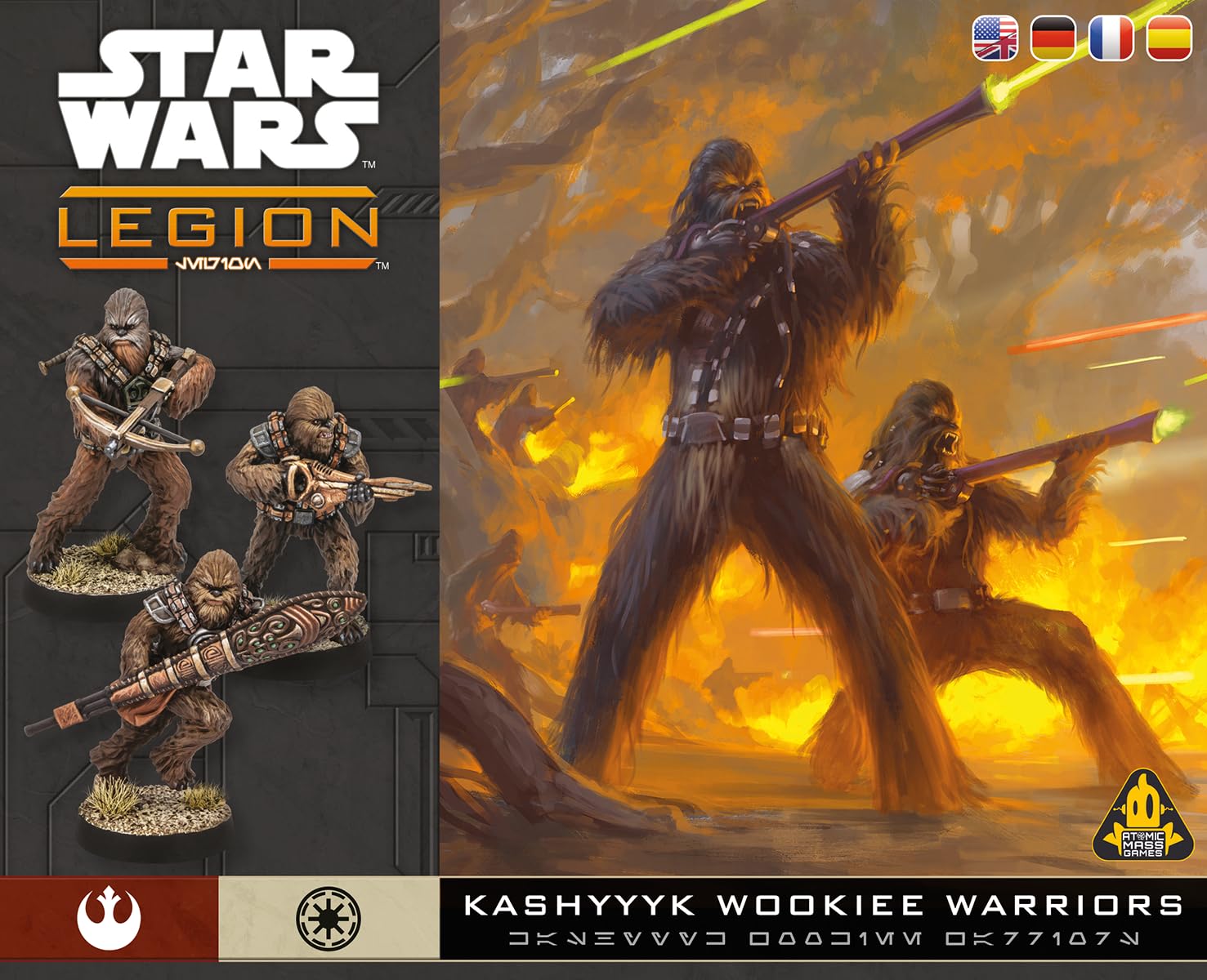 Asmodee | Star Wars Legion: Kashyyyk Wookiee Warriors | Miniatures Game Expansion | Ages 14+ | 2 Players | 90 Minutes Playing Time