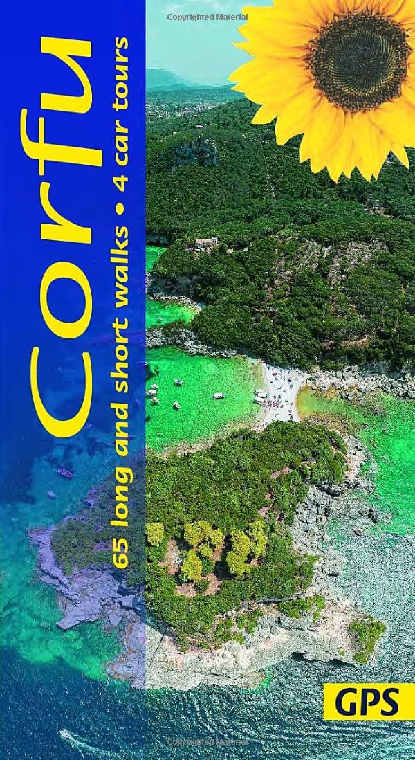 Corfu Sunflower Walking Guide: 65 long and short walks, 4 car tours: 65 long and short walks and 4 car tours (Sunflower Guides)