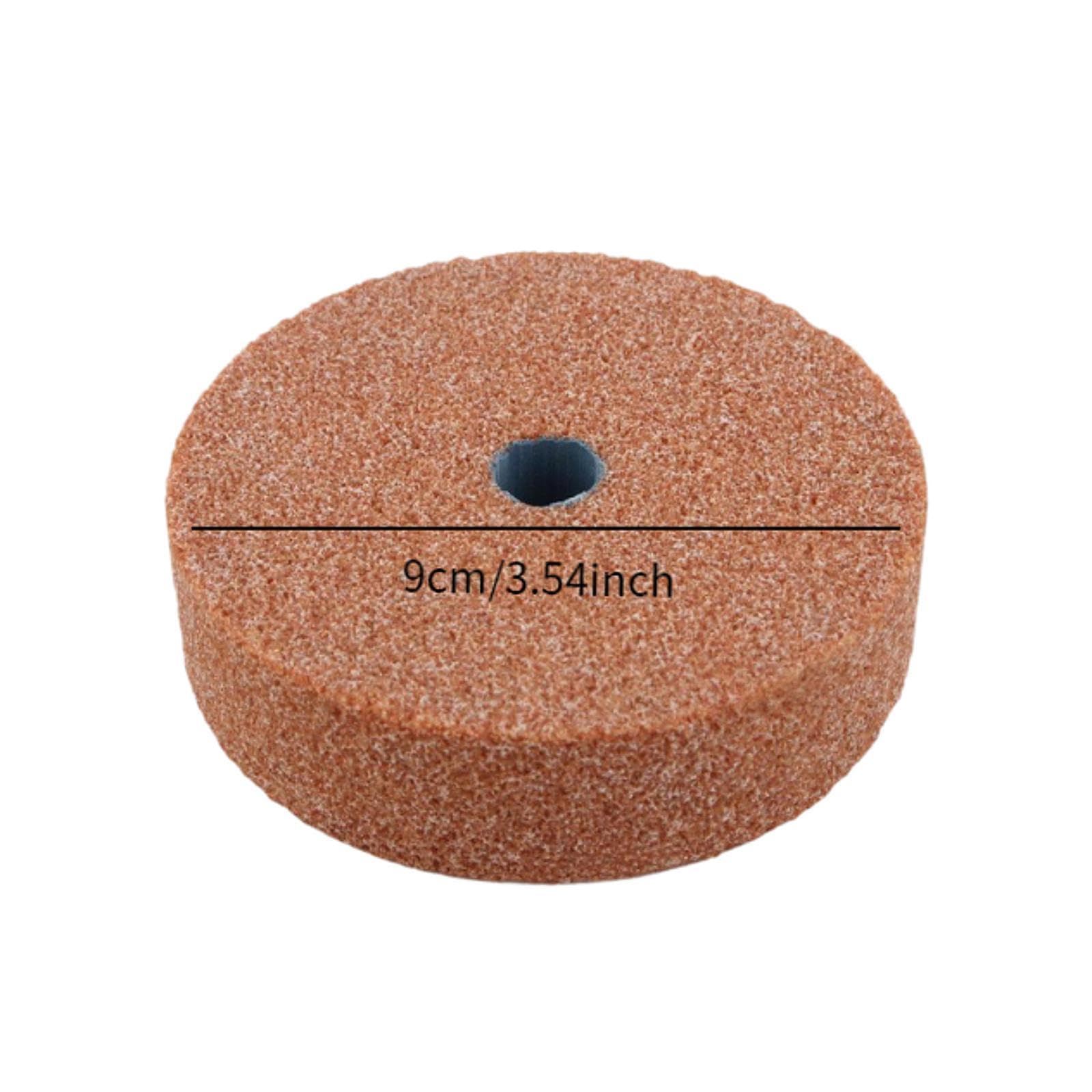 Amagogo Grinding Wheel Tool for Electric Drill for Rock And Metal Cleaning, Orange, 90mm