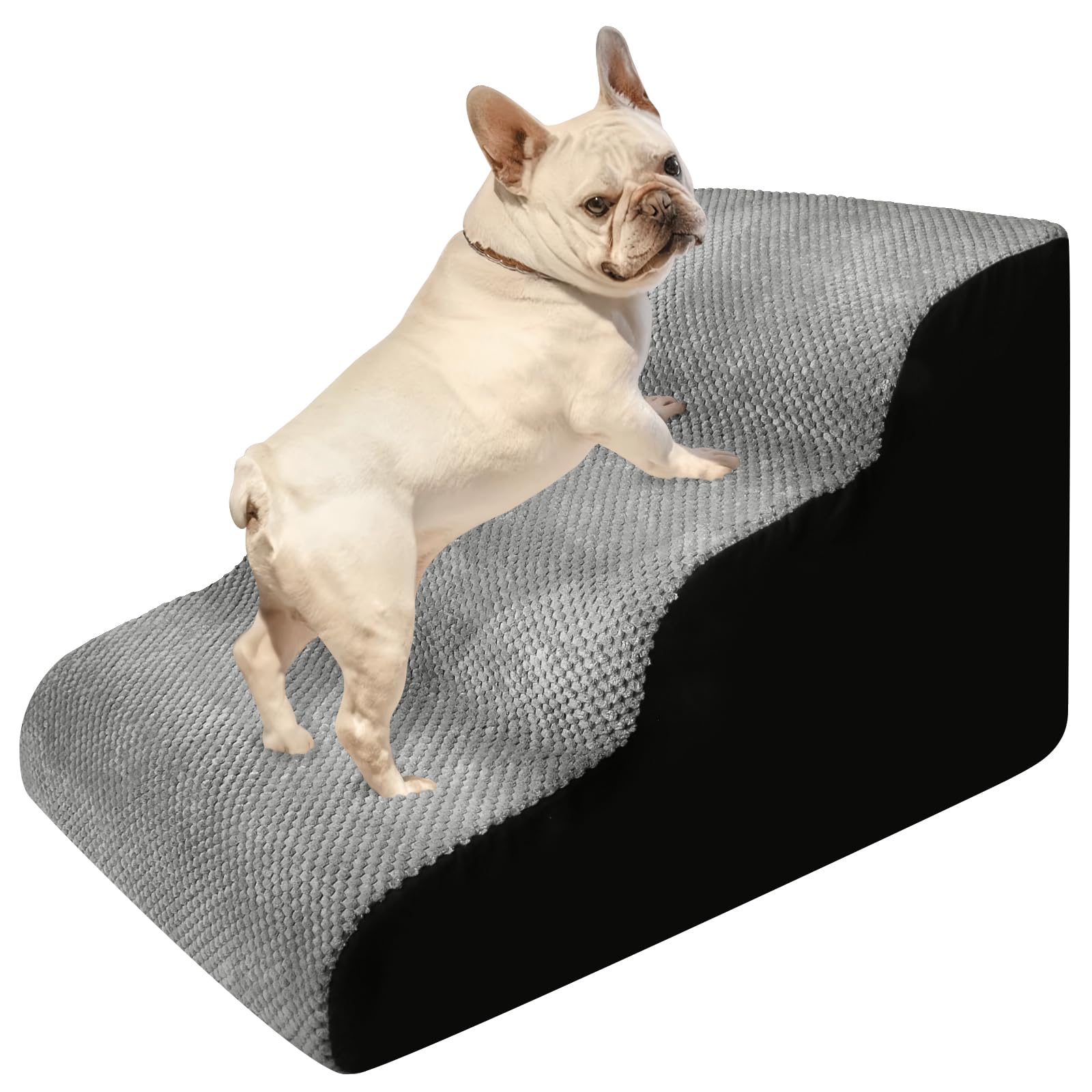 Storystore Dog Stairs for Small Dogs, 30D High-Density for Older or Injured Dogs - Dog Ramps and Steps for High Bed, Non-Slip Balanced Pet Stairs for Large Dog