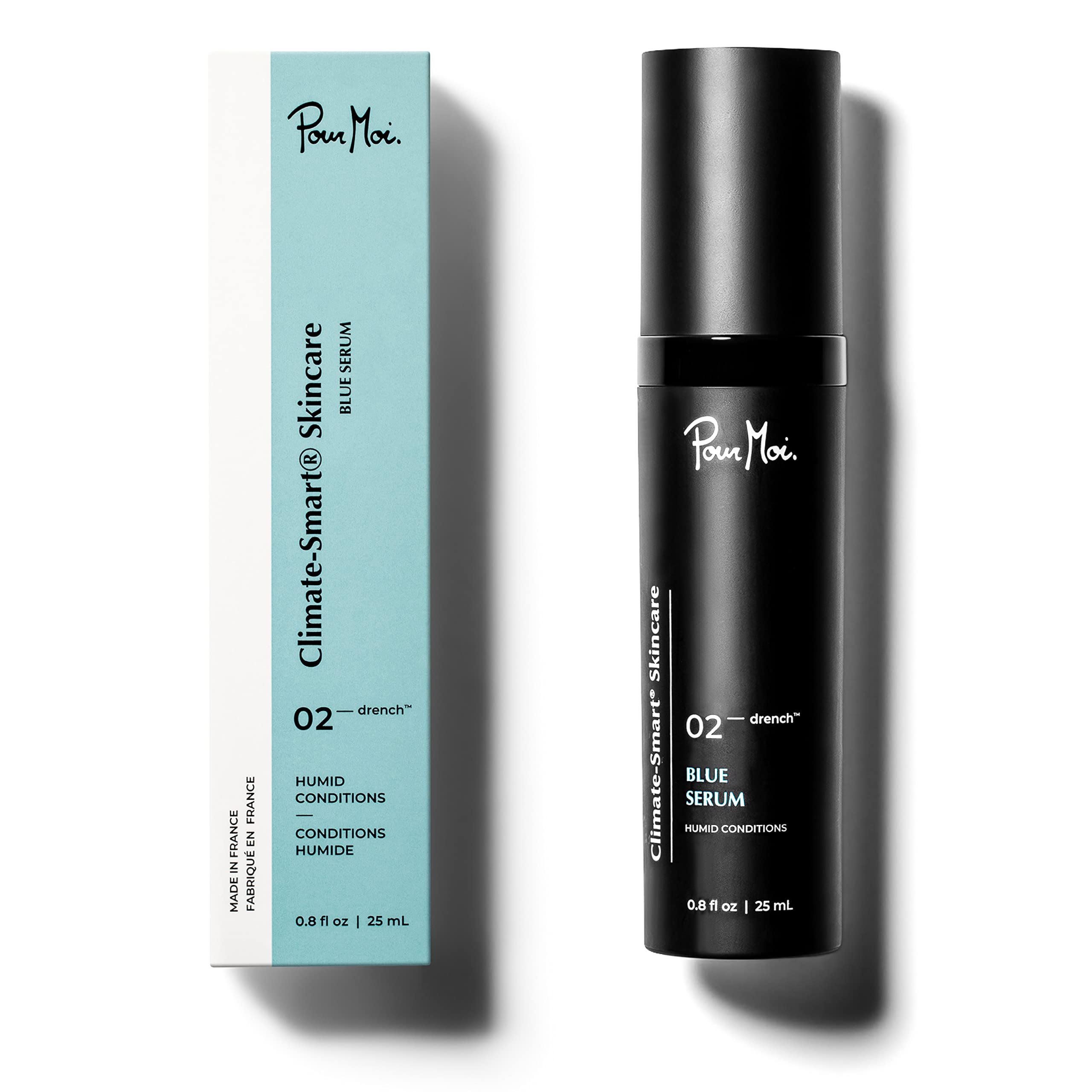 Blue Serum Climate-Smart Anti-Aging Formula with Hyaluronic Acid, Retinol, and Vitamin C