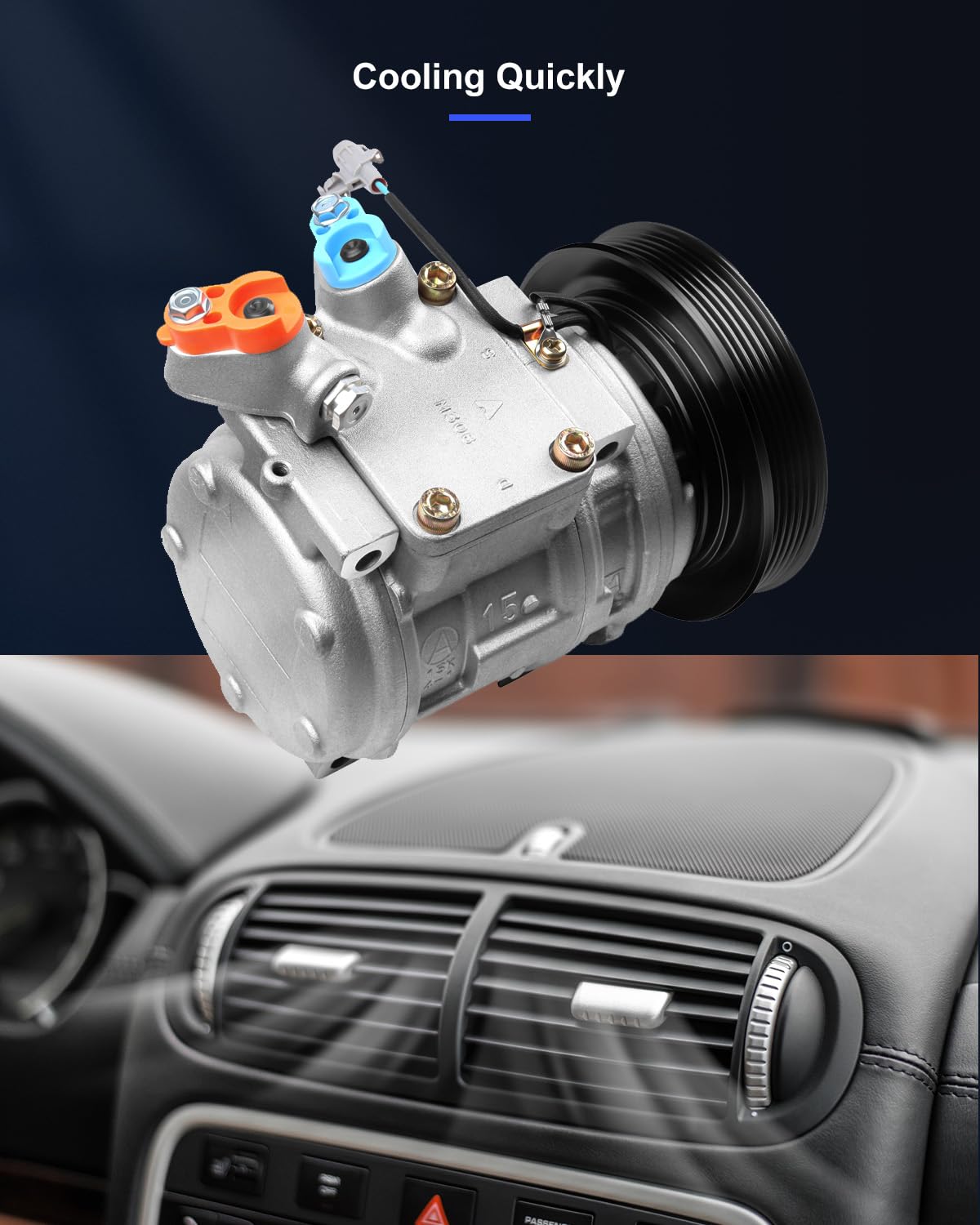 A/c Compressor 2011 Toyota Corolla ECCPP For 1998-2002 Toyota Corolla 1 ...
