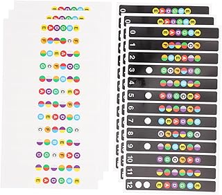 CIMAXIC 6 Peças Adesivo De Escalas De Guitarra Gráfico De Dedo Trastes De Escala Adesivo De Mapa Adesivos De Escala De Guitarra Adesivos De Logotipo Musical Decalques De Escala De