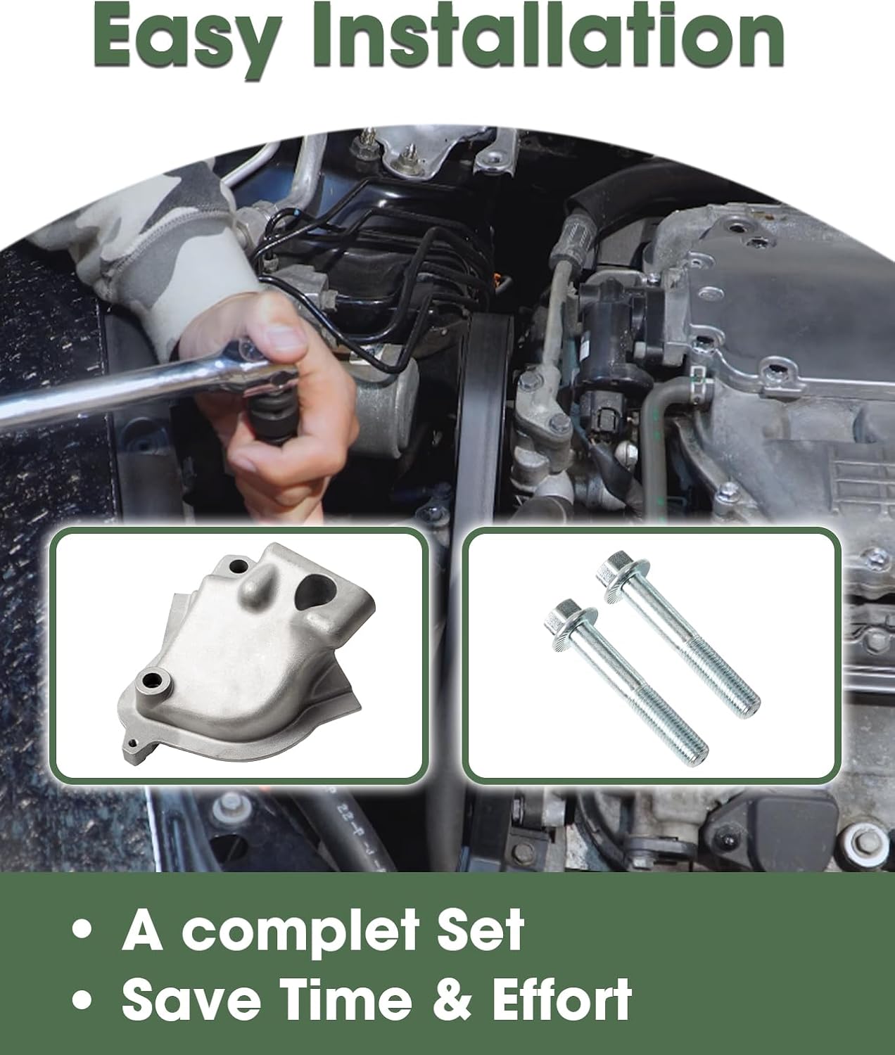 Engine Motor Mount RCA Bracket with Bolts Replace 11910-RCA-A00 Compatible with Honda Accord 3.0L V6 2003-2007 Acura TL 2004-2008