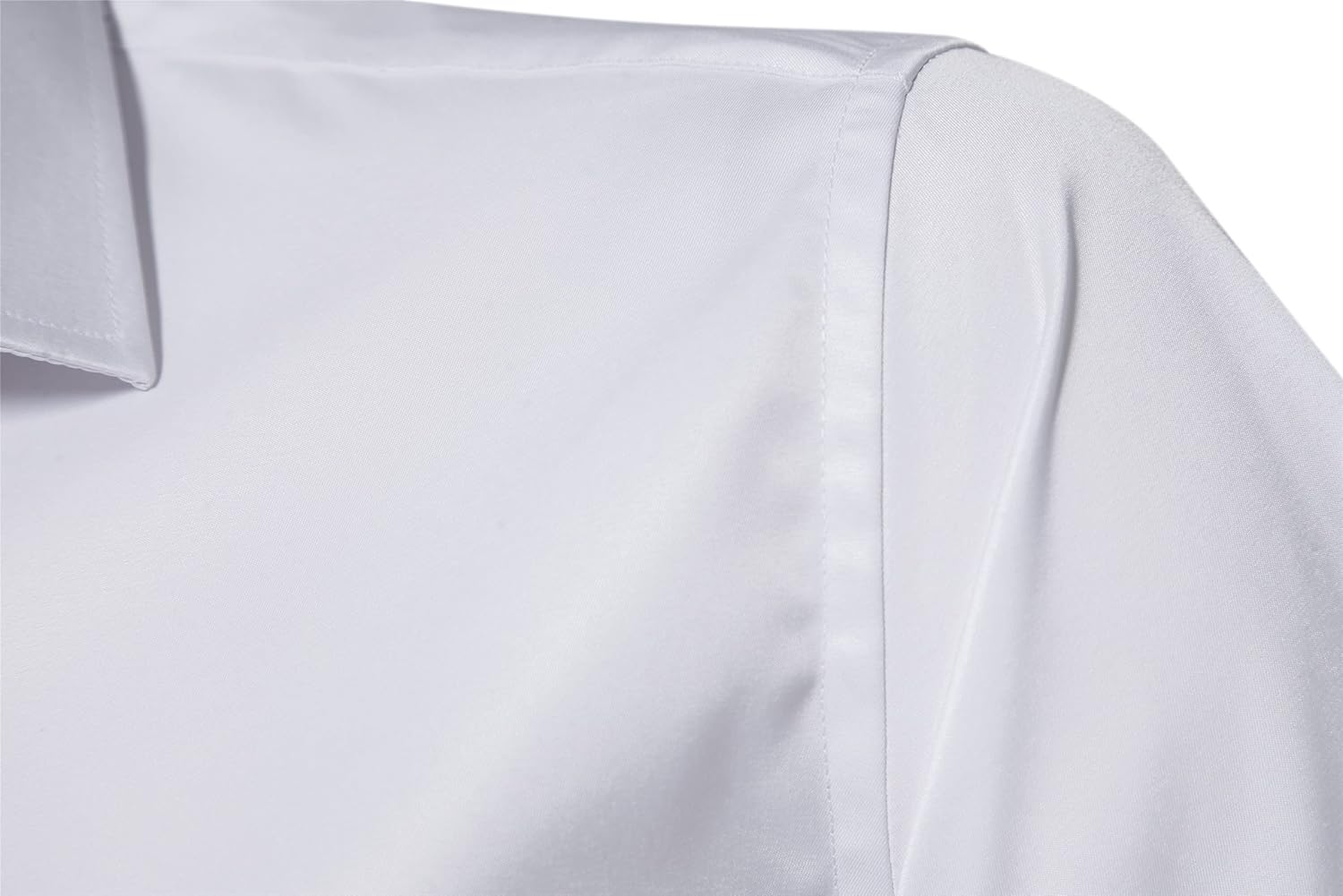 Miniatura 3 de BEILU Camisa de vestir de manga corta para hombre, camisas casuales con botones, camisa de negocios sin arrugas