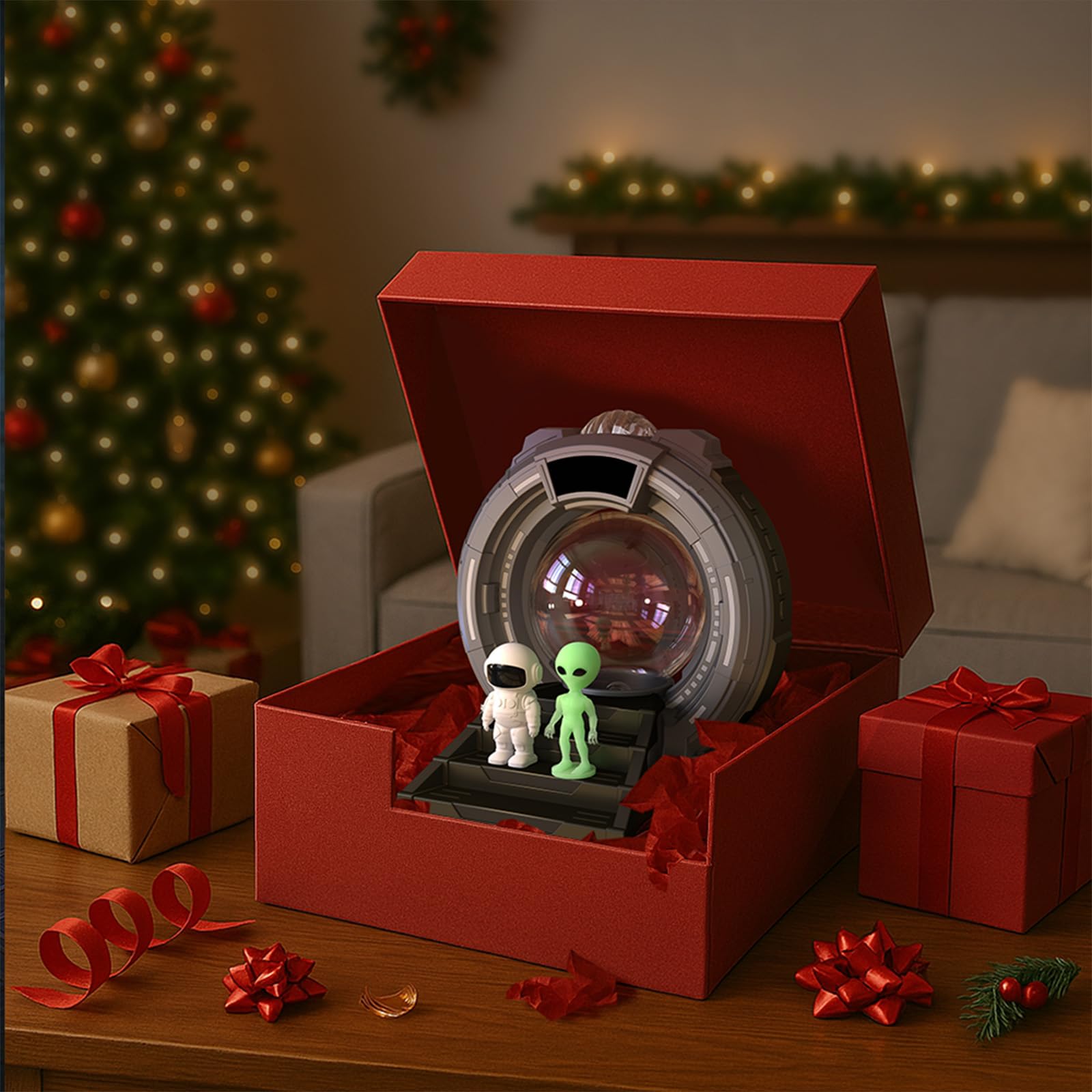 Gemmac Proiettore Galassia con Altoparlante Bluetooth, Proiettore Stelle Soffitto Lampada Aurora Boreale Macchina Rumore Bianco Sveglia Digitale Decorazione Camera da Letto per Adulti Regalo Natale