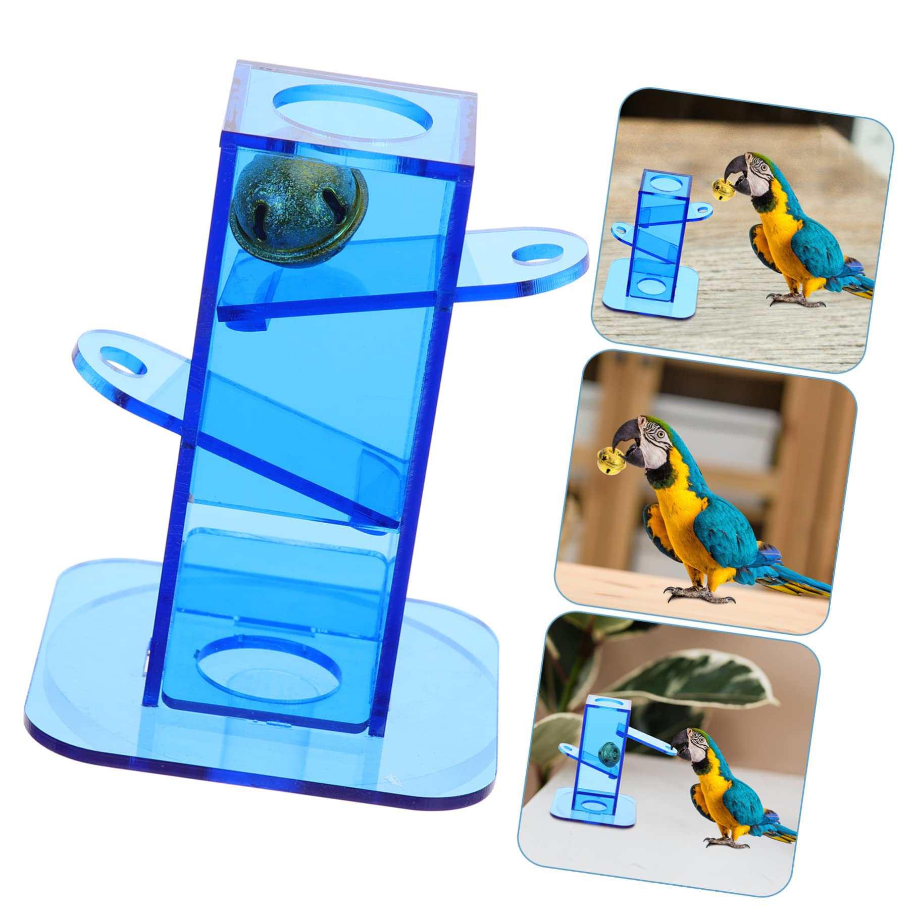 Mipcase 3stücke Bird Push-Pull Tower Spielzeug Für Papageien Interaktives Trainingsspielzeug Für Nymphensittiche Fördert Das Spielverhalten Geistige Aus Hochwertigem Stabil Und Leicht
