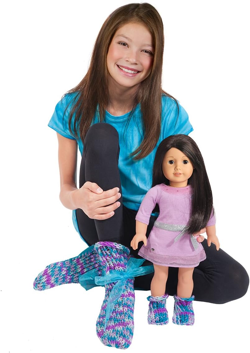 American Girl Slippers Knitting Kit