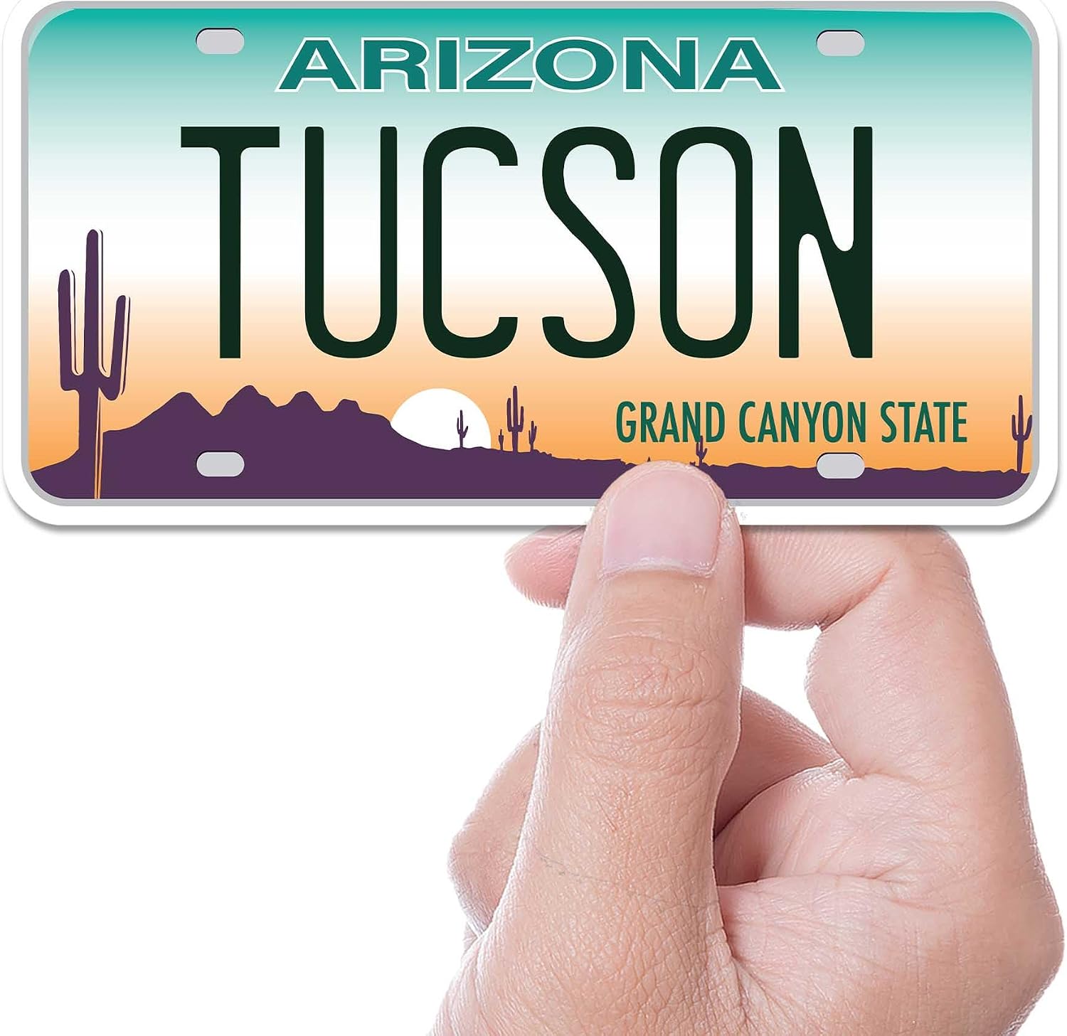 Arizona License Plate Stickers, 10+ AZ Cities - Southwest Bumper Sticker for Car - Phoenix Tucson Sedona Decals for Hydroflask (Sedona) image 2