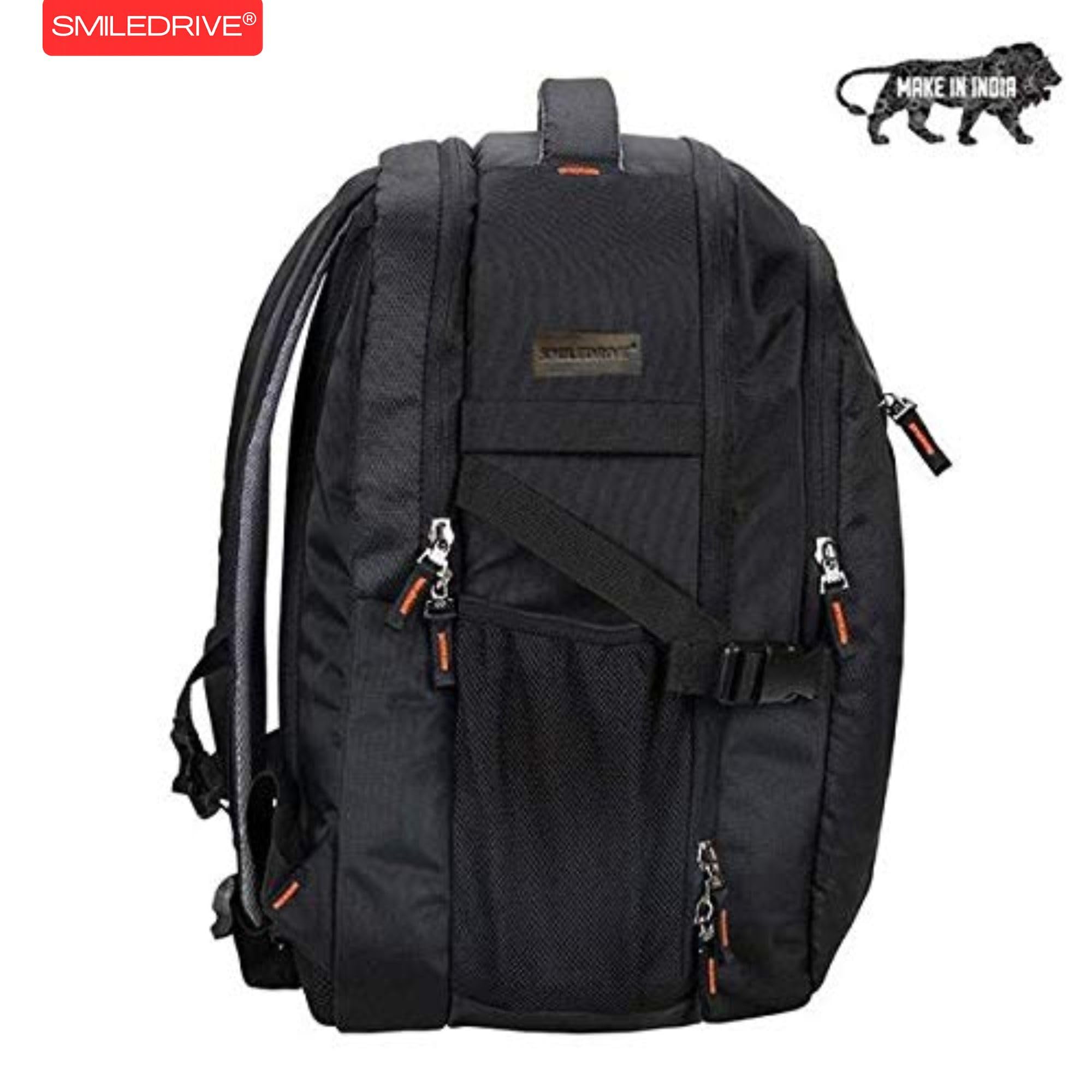 SMILEDRIVE® Waterproof Dslr Standard Backpack Camera Bag, Lens Accessories Carry Case For All Dslr Cameras (Black) 4