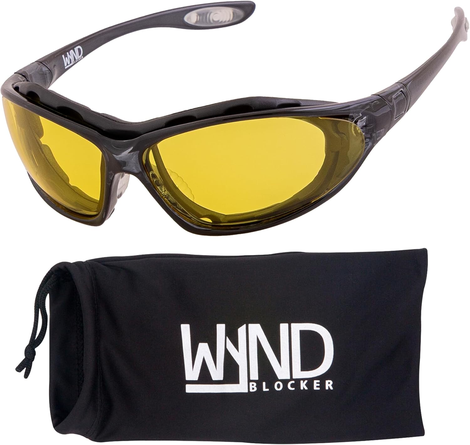 WYND Blocker Kraken Motorcycle Riding Glasses Extreme Sports Wrap Dry Eye Sunglasses (Model 336)