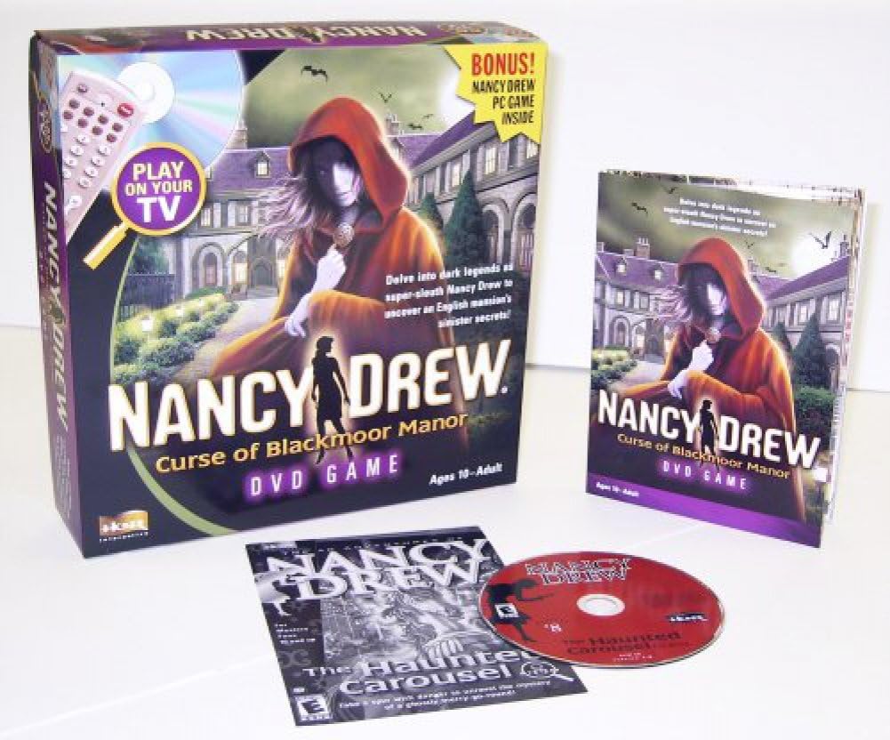 Nancy Drew Curse of Blackmoor Manor DVD Game