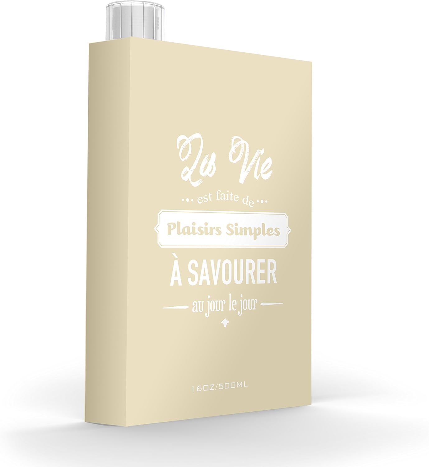 Asobu My Discreet Flask a Concealed Acrylic Beer, Water and Spirit Flask 16oz (A SAVOURER