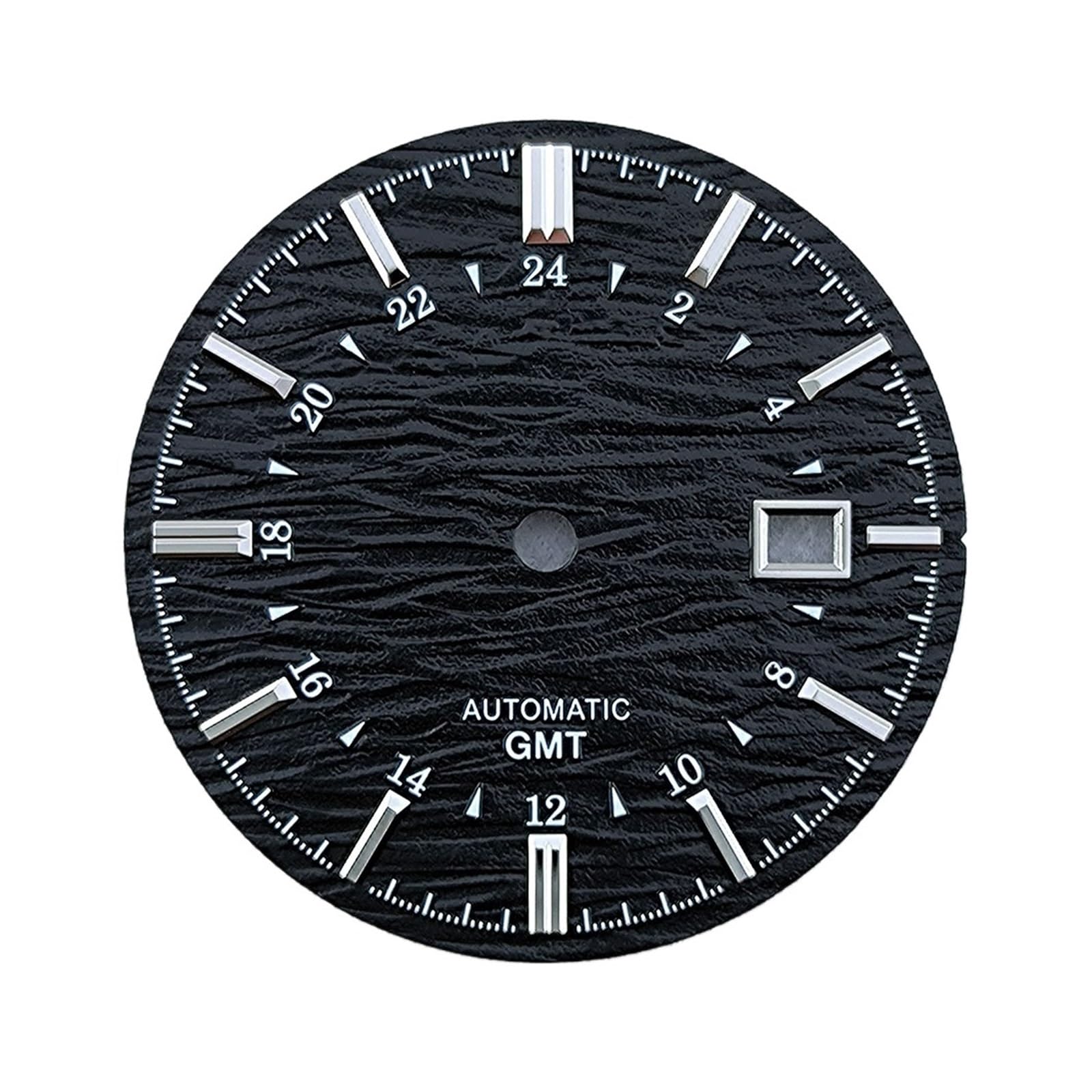 NH34 Zifferblatt Mechanische Uhr Modifizierte GMT Vier Zeiger Zifferblatt Durchmesser 35mm NH34 Zifferblatt Herrenuhr Zubehör