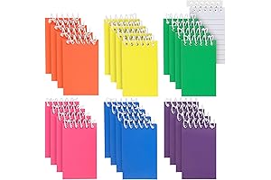 BLUE PANDA 24 Pack Mini Notebooks for Kids - Party Favors, Rewards, and Creative Fun