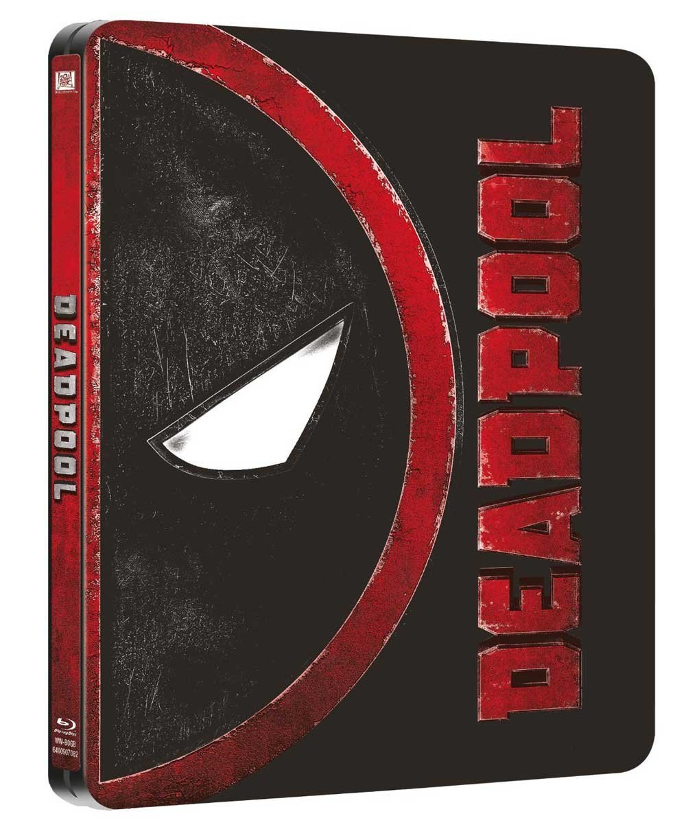 Deadpool Blu-ray Steelbook (Region-Free Import EMBOSSED)