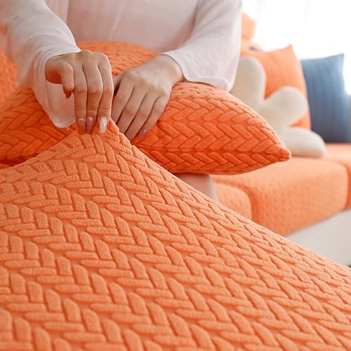 Miniatura 6 de Fundas universales para sofá en forma de L resistentes al desgaste 2023, funda para sofá chaise lounge, protector de muebles elástico antideslizante