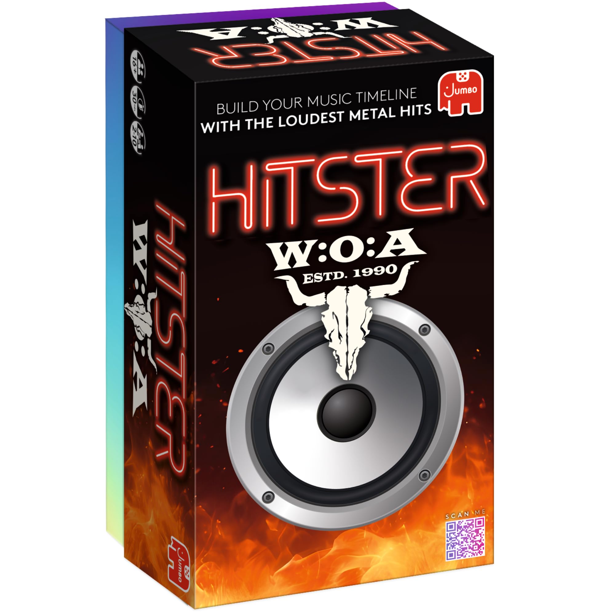 Hitster Wacken Open Air – Partyspiel für Erwachsene, 300+ Heavy-Metal | Lustiges Karten‑ & Brettspiel für Partys, Spieleabende, Freunde, Familie – Musikspiel von RADIO BOB! – 2-10 Spieler, 16+ (DE)