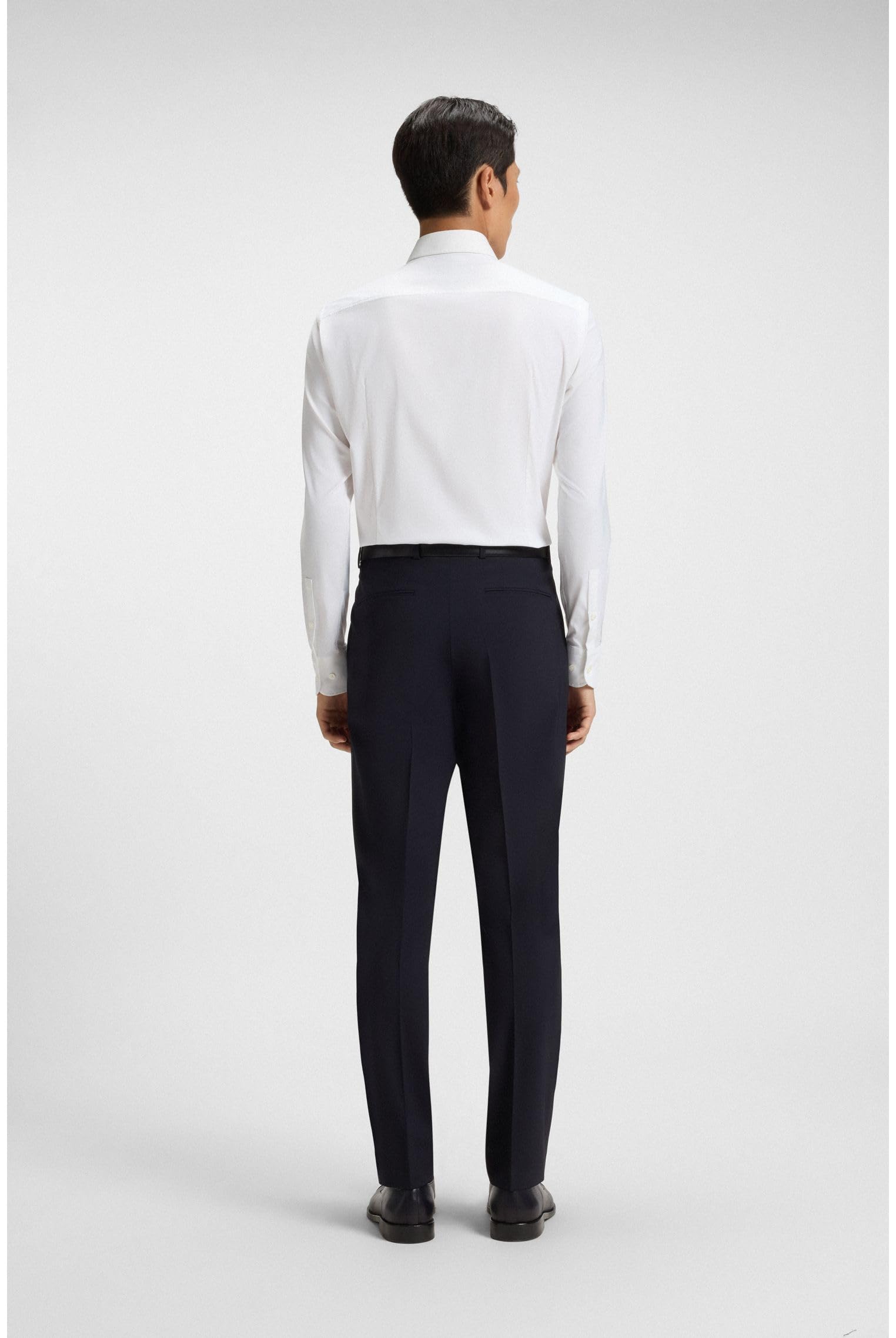 BOSS Herren P-HANK-C1-222 Slim-Fit Hemd aus funktionalem Stretch-Twill