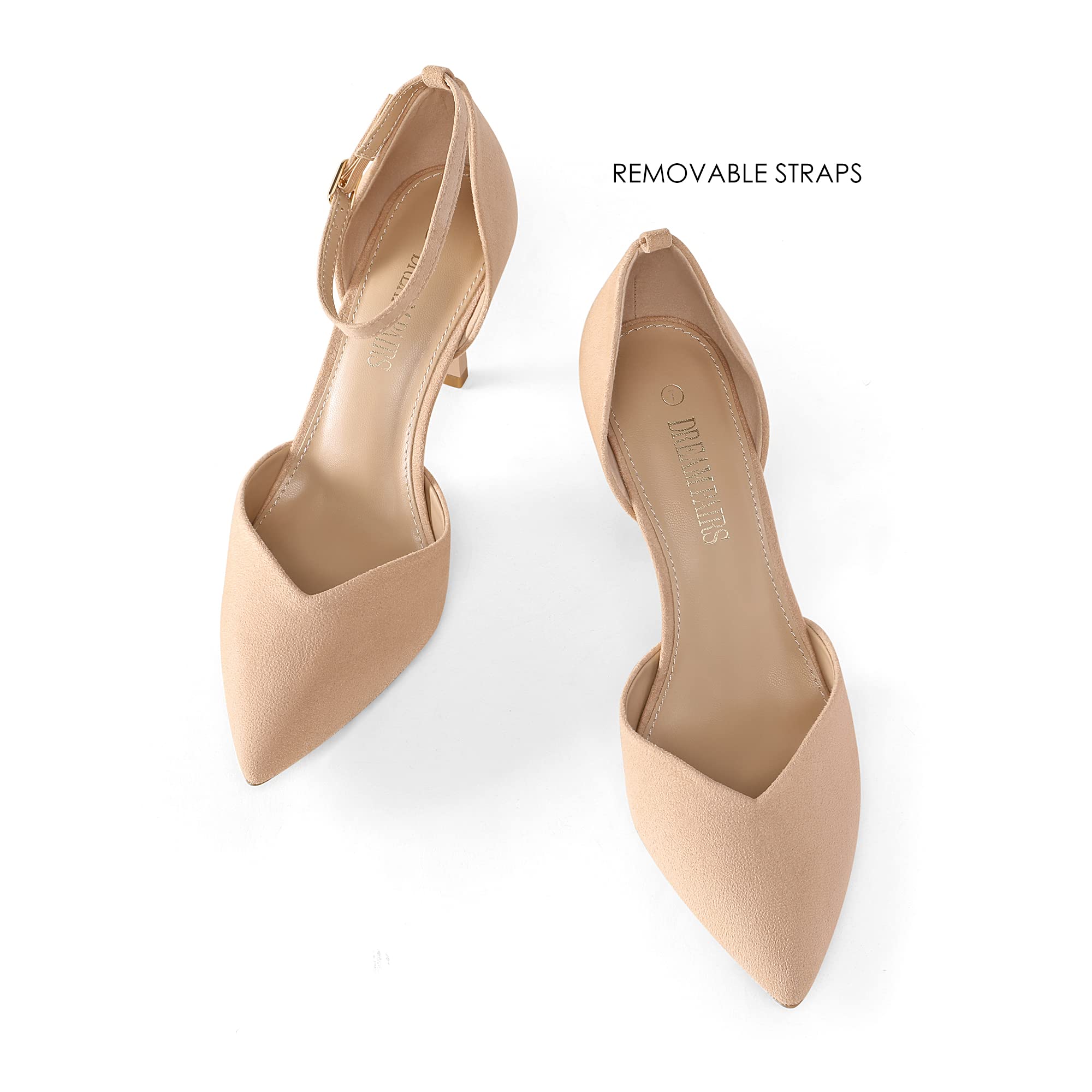 DREAM PAIRS Scarpe décolleté da Donna con Punta Chiusa