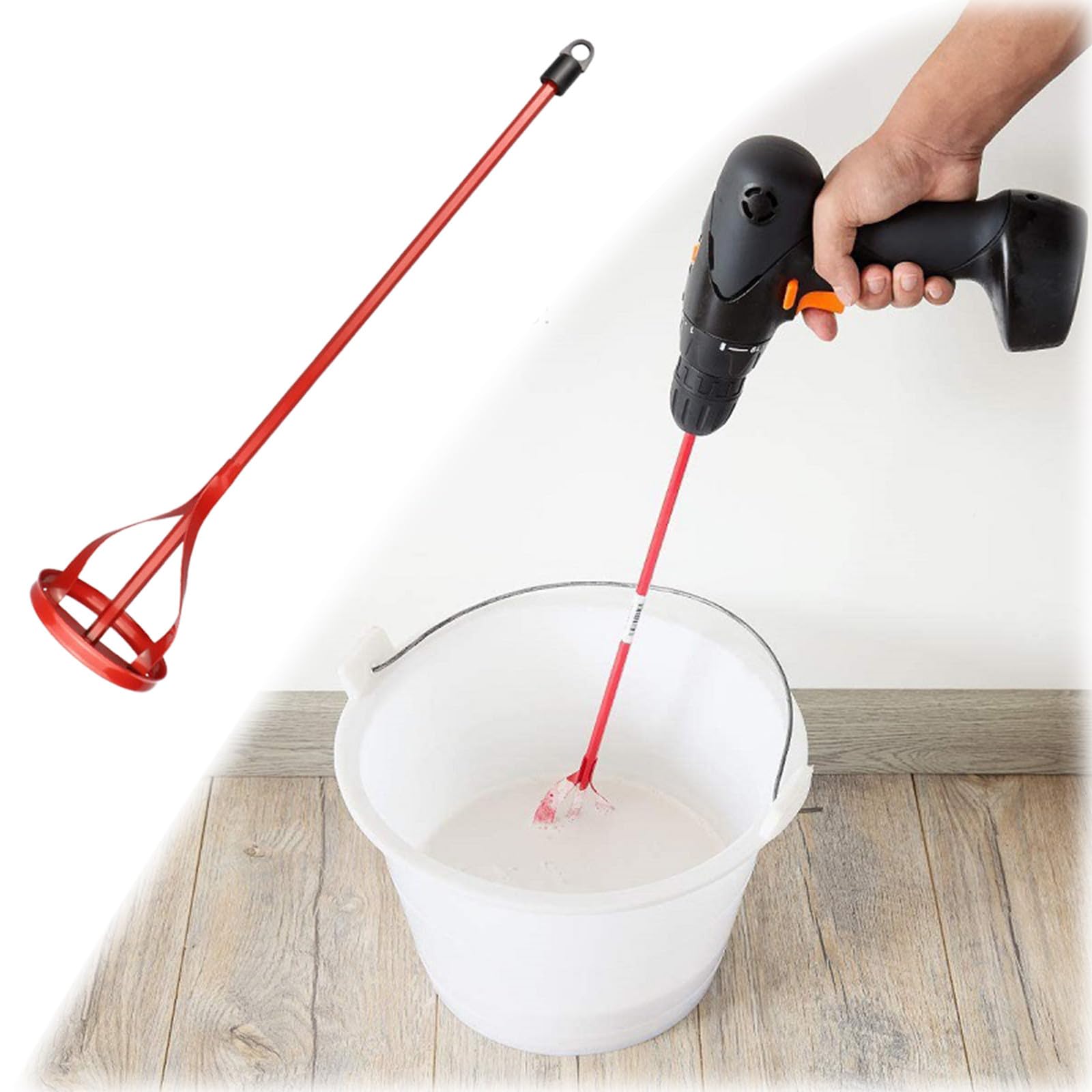 Paint Mixer for Drill - Heavy Duty Plaster and Paint Mixing Paddle for Standard Drills - Painting and Plastering Mixer Stirrer Tool
