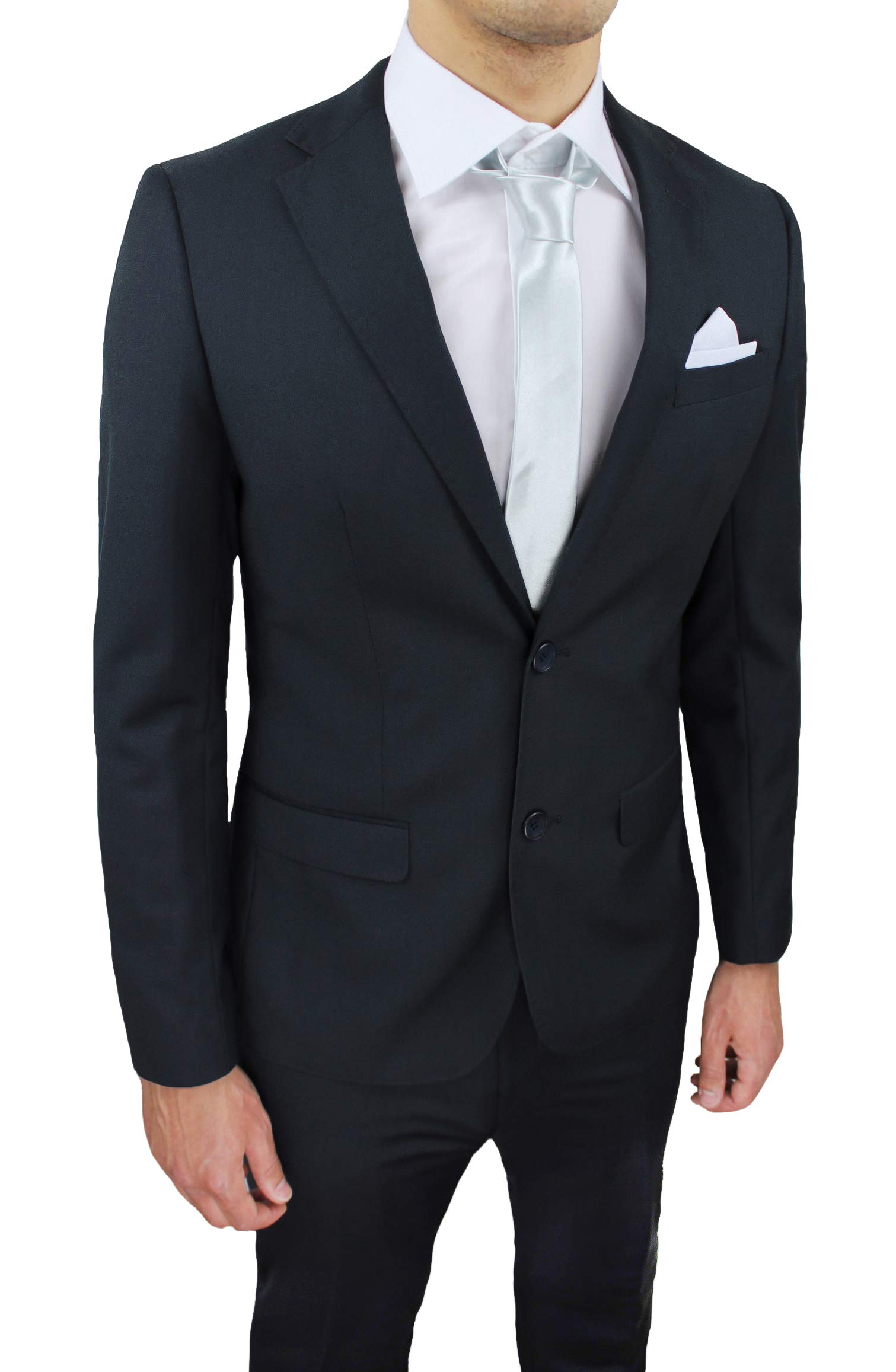 Abito Completo Uomo Sartoriale Class Elegante Vestito Smoking Formale Cerimonia