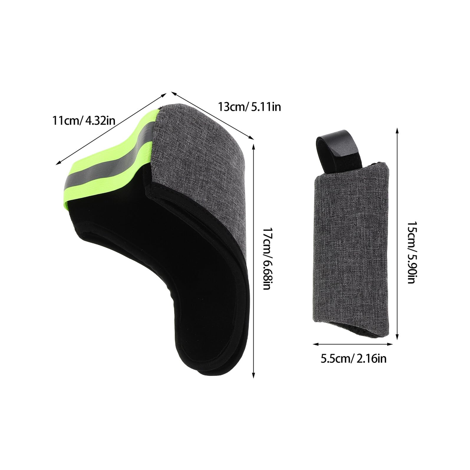 Almohadillas de Repuesto para Muletas de Antebrazo, Juego 2 Piezas | Tela Oxford Lavable, Acolchado Engrosado Antideslizante, Ajuste Ceñido para Brazo y Axila
