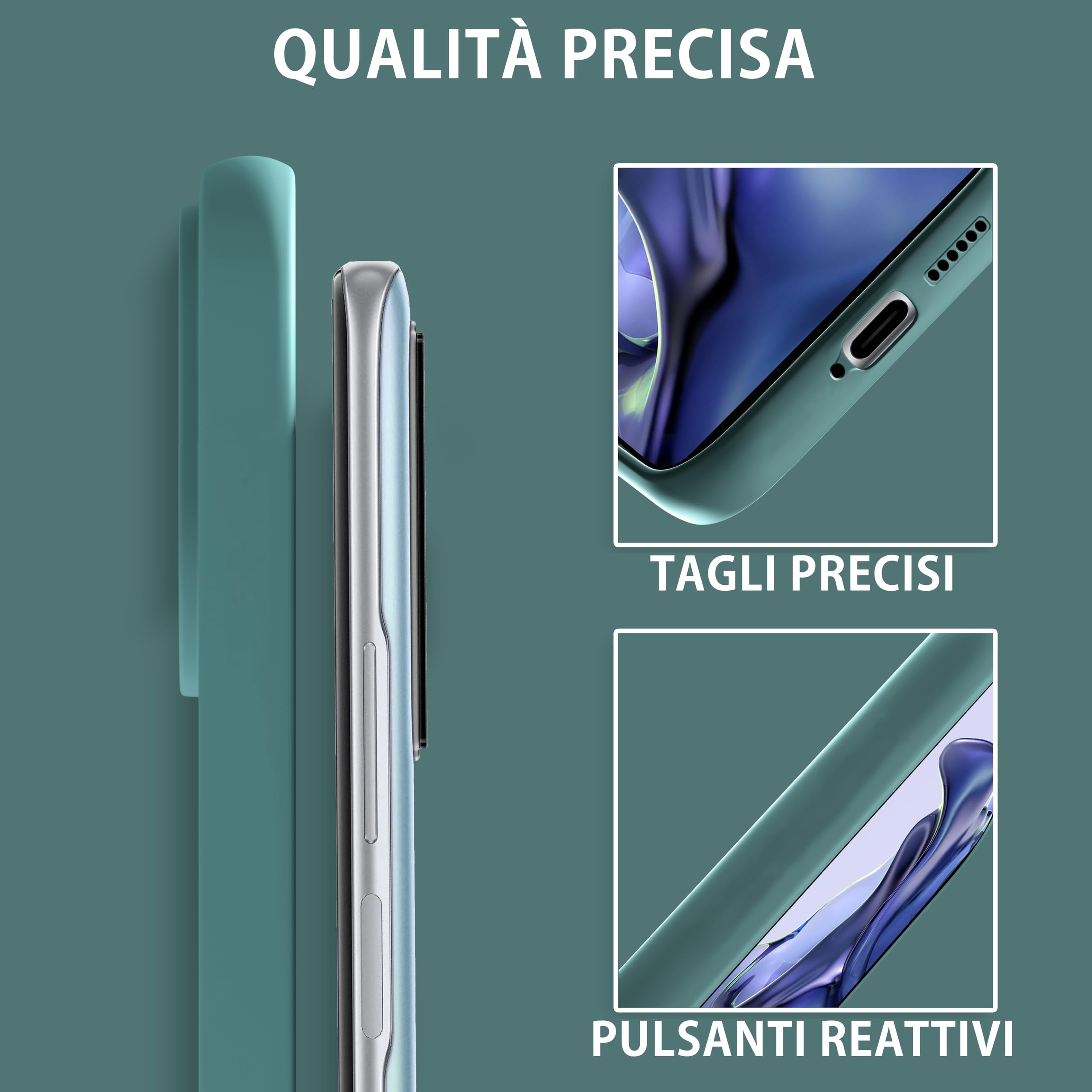 RanTuo Cover per Xiaomi 11T PRO, AntiGraffio, Silicone Morbido, Antiurto, Cover Custodia per Xiaomi 11T PRO.(Nero