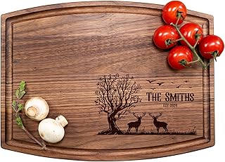 Hunting Outdoor Cutting Board, Hunting Gifts Men, Deer Hunting Decor, Personalized Cutting Board for Camping, Engraved Wood Cutting Boards, Outdoor-Nature & Hunting Gift
