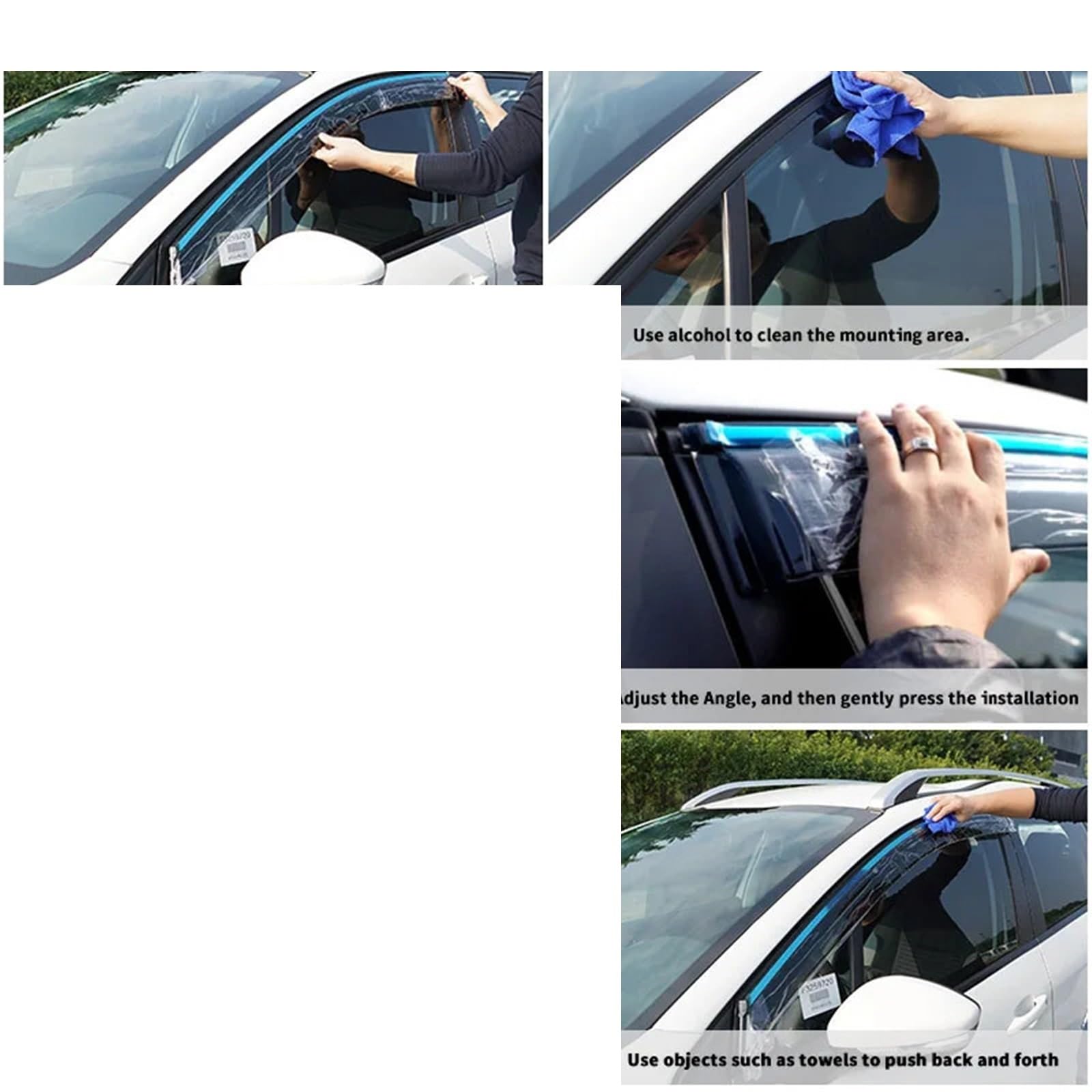 Deflector Viento ventanilla para Liana 2001-2018 Visera de la Ventana del Coche toldo refugios Parabrisas Lateral Lluvia Parasol Accesorios automóvil(S-01)