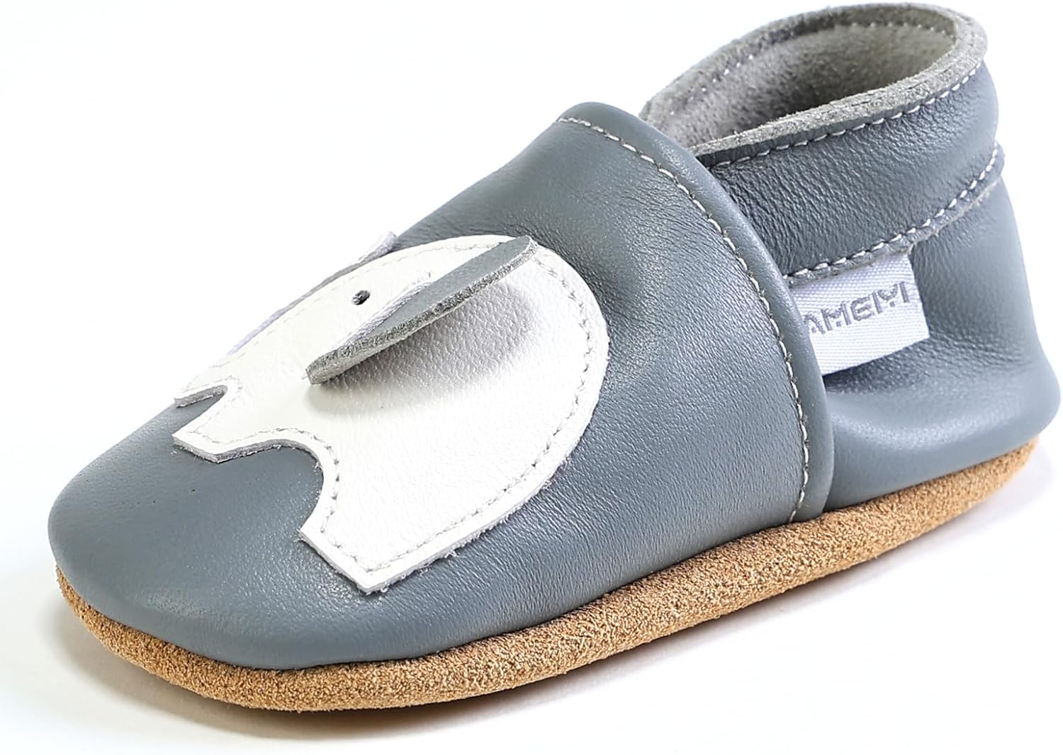 Soft Sole Genuine Leather Baby Shoes, Non-Slip Breathable Unisex Infant Toddler Prewalker Moccasins