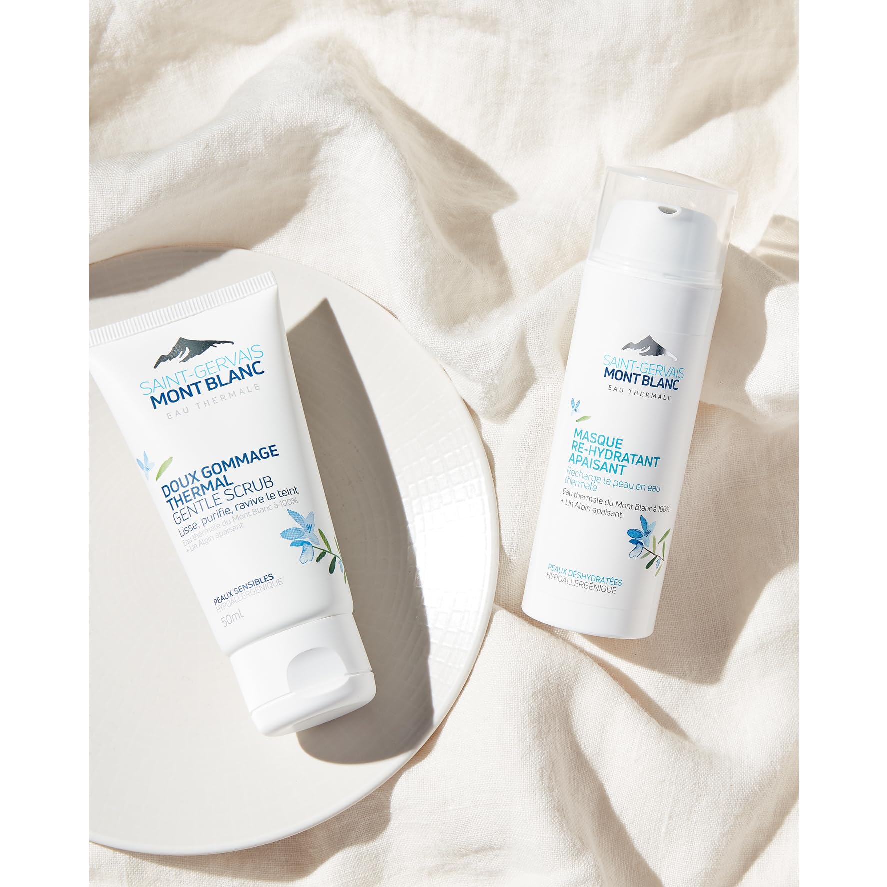 Saint-Gervais Mont Blanc - Gentle Purifying Thermal Scrub - Sensitive skin - 50 ml, White, 50 ml (Pack of 1) - Image 3