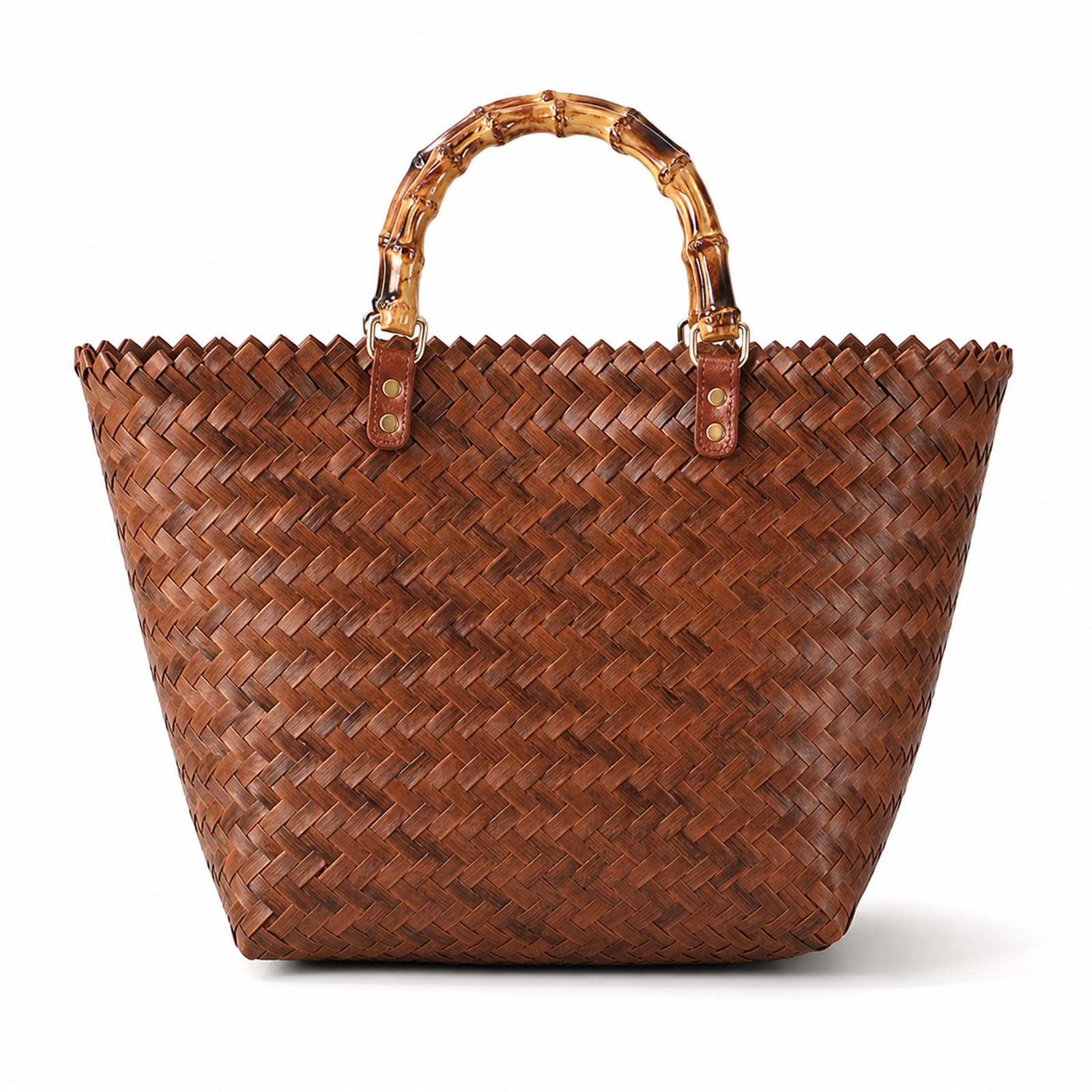 Sac De Plages en Paille,Panier De Plages en Osier,Panier De Plages en Paille,Sac Cabas en Paille,Sac De Shopping Tressé,Sac De Plages en Paille pour Femme Grande Capacité