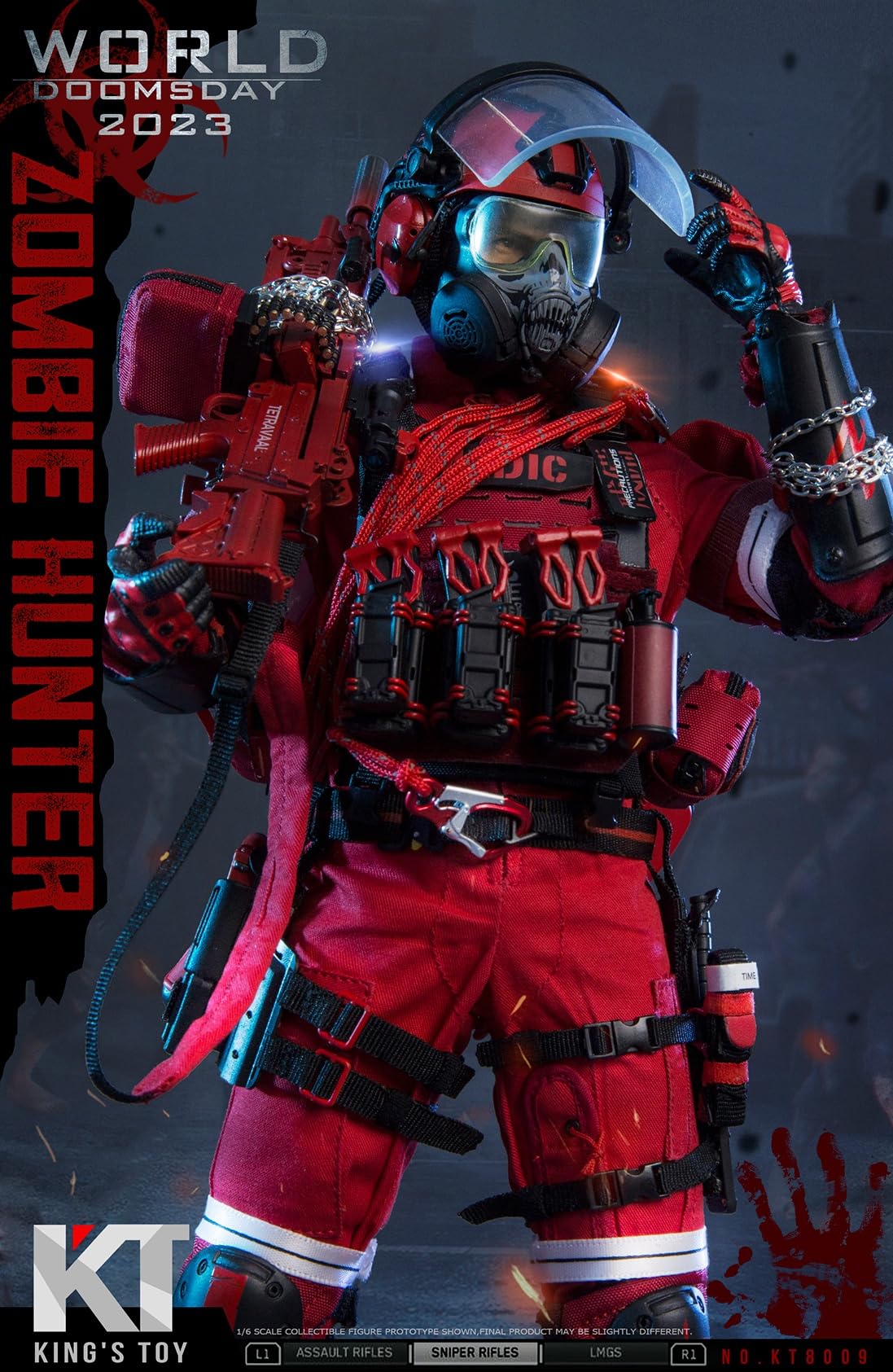 Amazon | [AC]KING'S TOY 1/6 ゾンビキラー 男性 可動 アクション