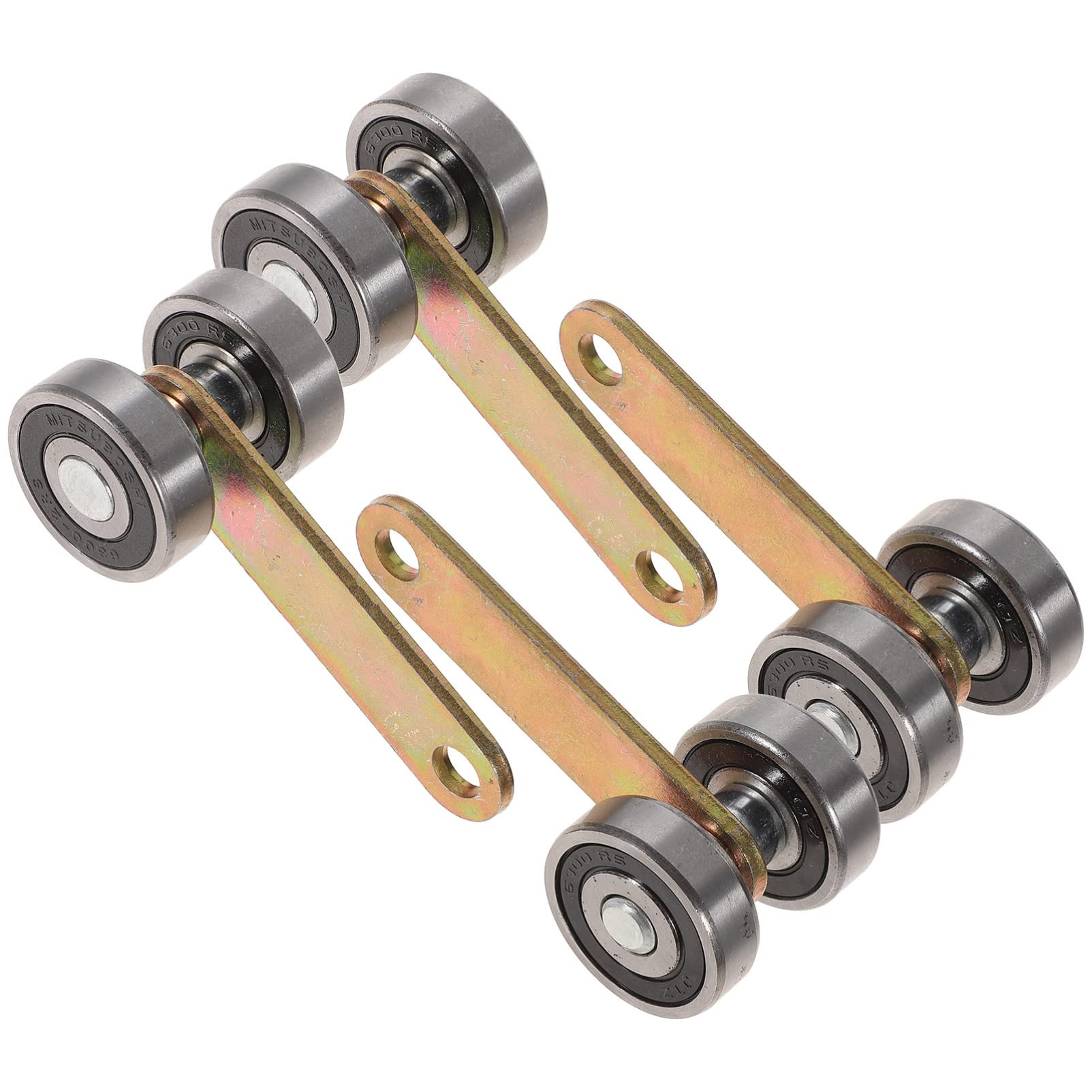 Poulies pour porte coulissante DOITOOL lot de 4 chariots à 2 roues