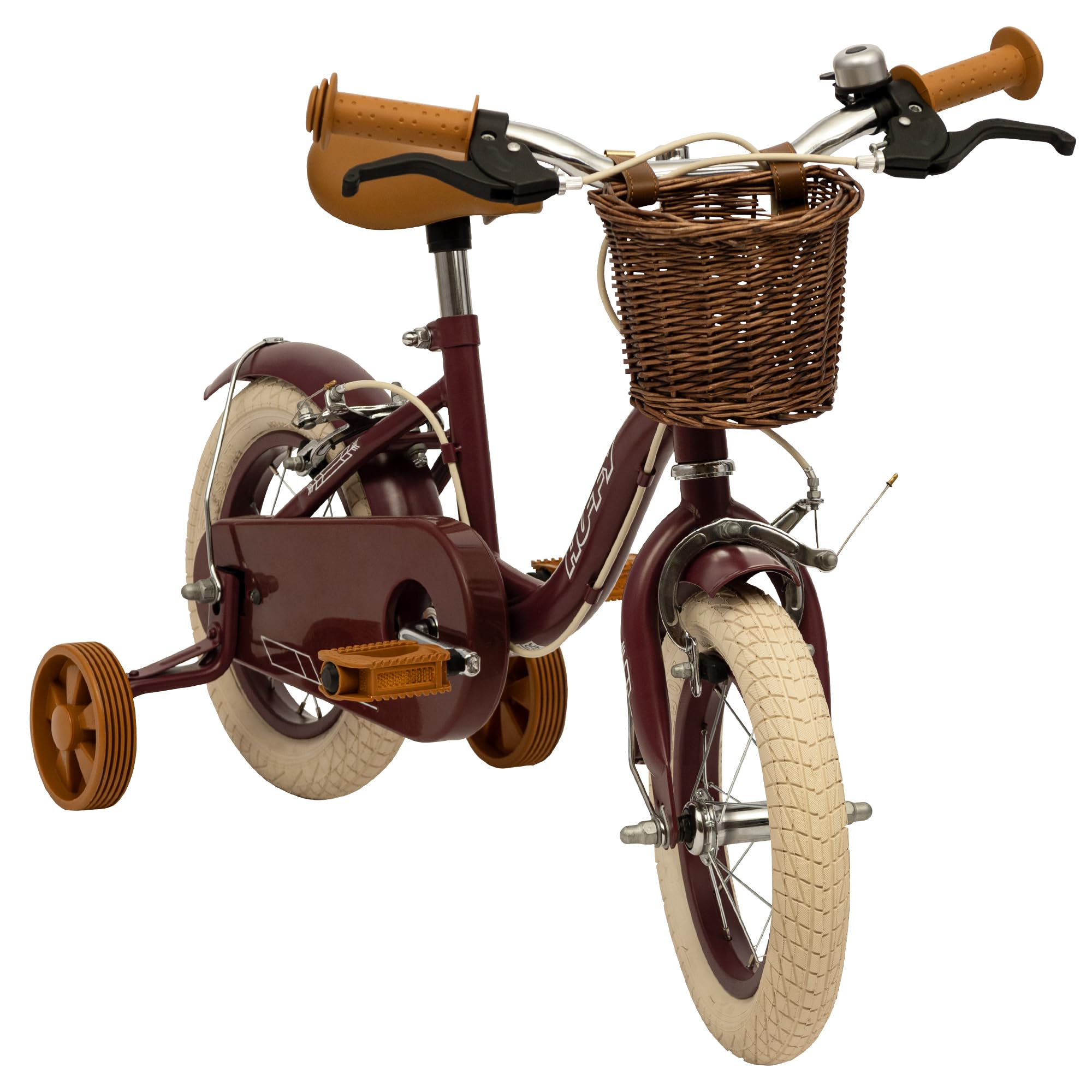 Huffy Vintage 12" Kinderfahrrad, für 3-5 Jahre, Burgunderrot