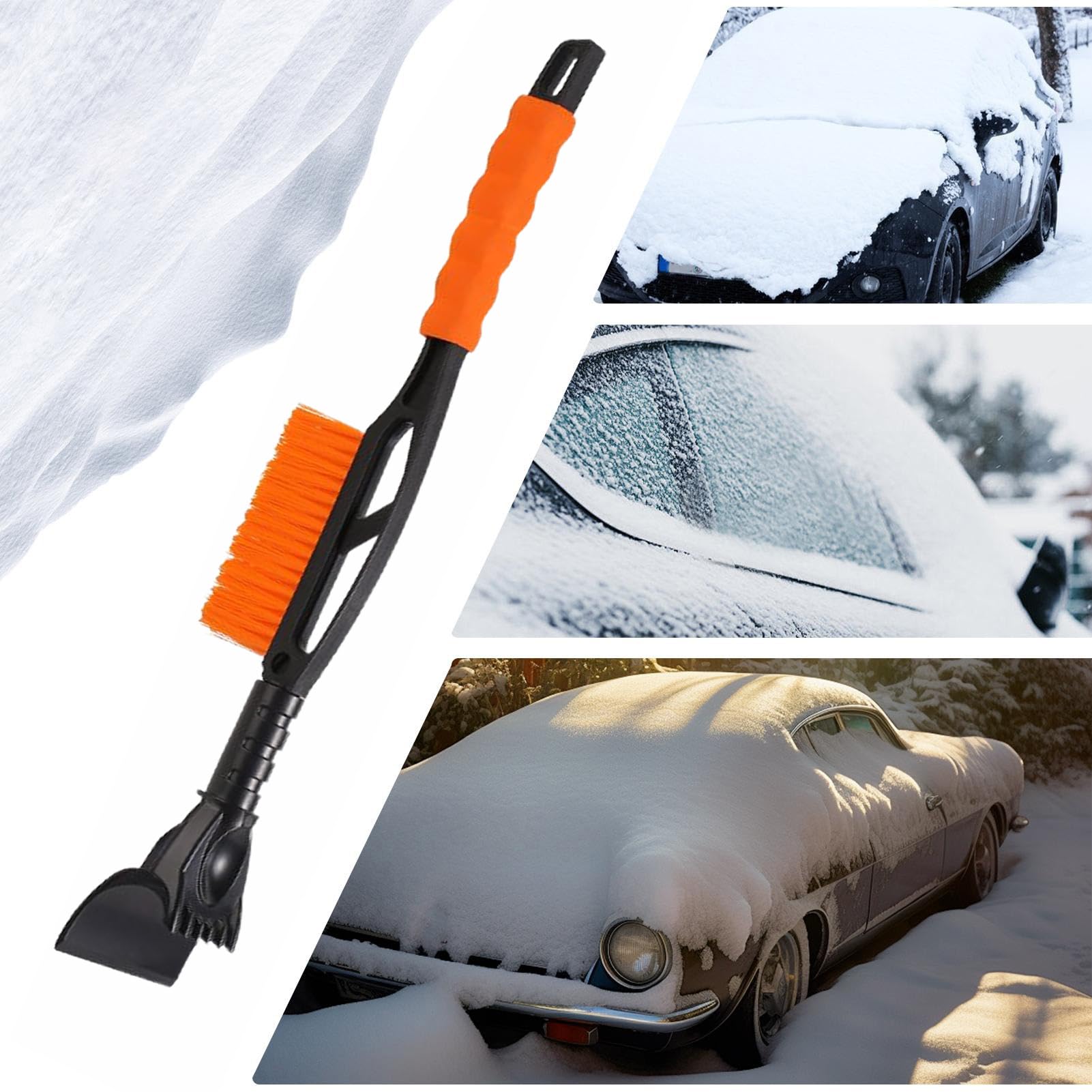 Raschietto Per Pulire Neve E Ghiaccio Attrezzo Multifunzionale Per Auto Con