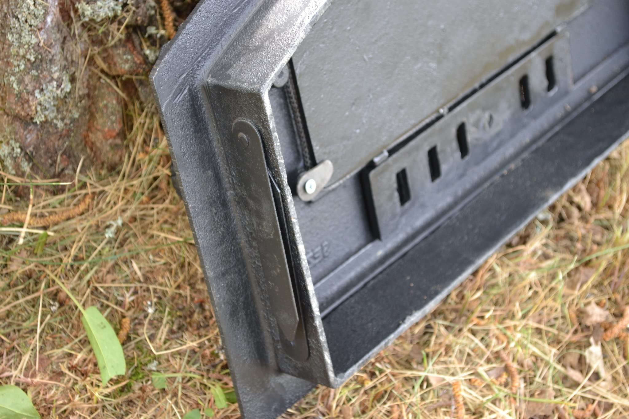 SEZAM, porte de four en fonte, porte de four massive épaisse, porte de four à pizza gaucher, portes pour fours à pizza, fours à pain, cuisines de jardin et fumoir 6.50x27.50x48.50CM