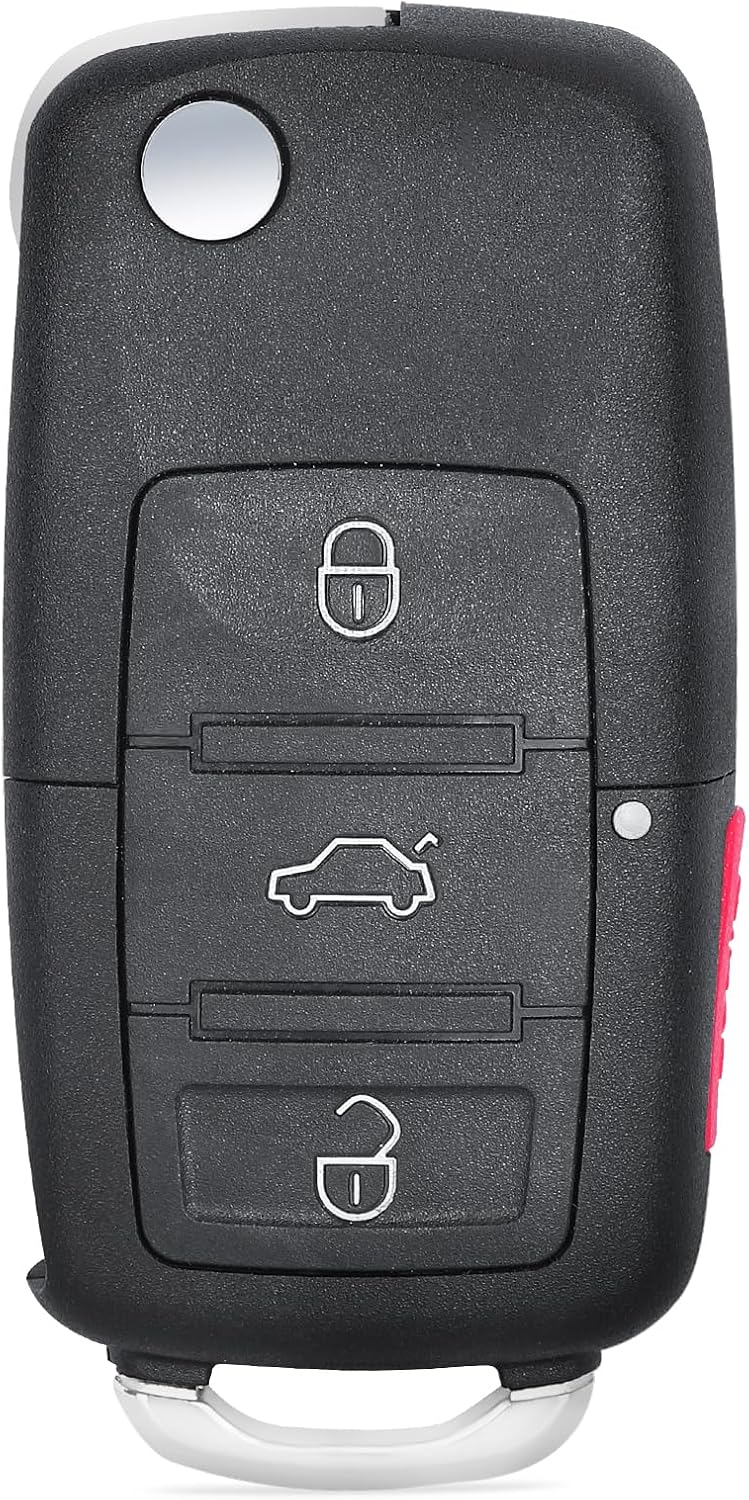 Replacement Smart Remote Car Key Fob for Volkswagen 2006-2011 NBG92596263 1K0 959 753 P 315MHz 4Buttons