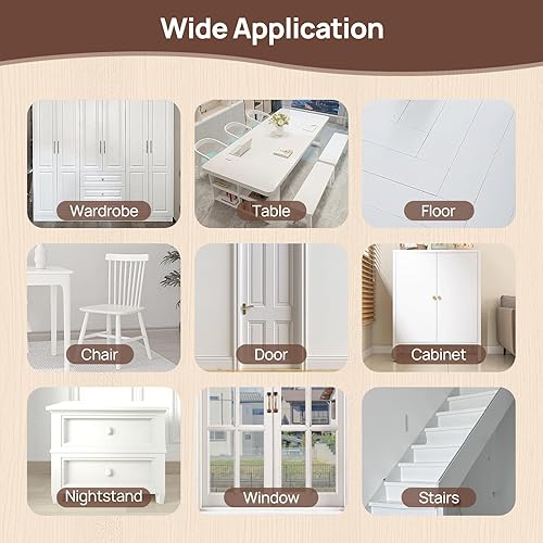 Miniatura 8 de Relleno de Madera, Masilla de Madera Pintable de 6.15 oz, Fácil de Lijar, Resistente al Encogimiento y a las Grietas, Reparación Rápida para