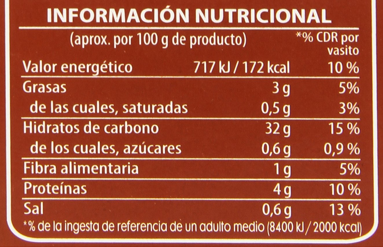 Brillante - Arroz integral 250 gr - Pack de 8 (Total 2000 grams)