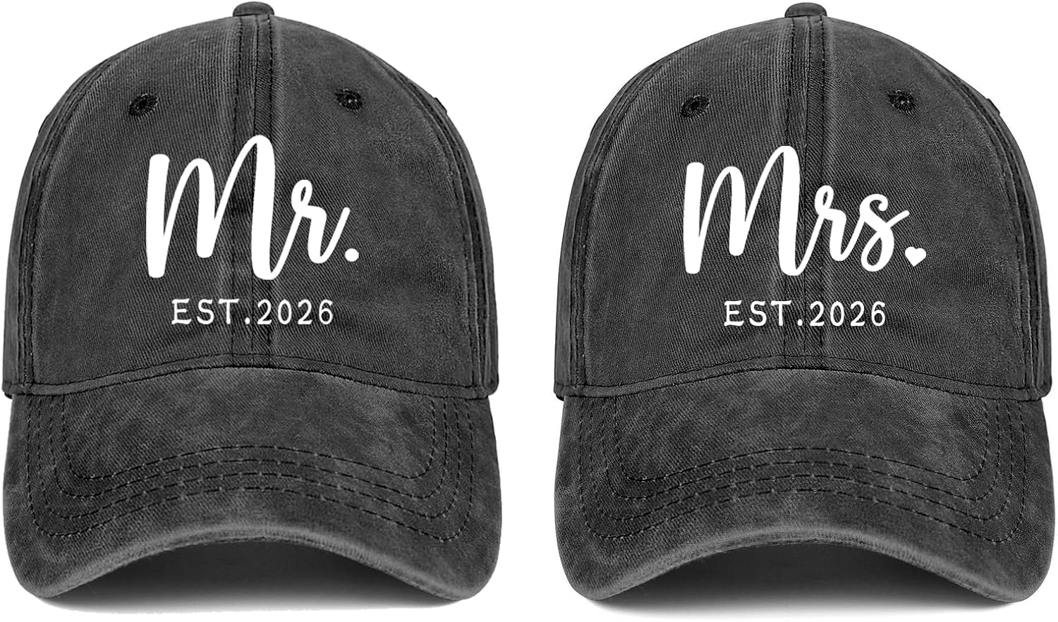 Mrs Bride Hat Bridal Shower Gifts Wedding Mr Couple Gift Cap Black