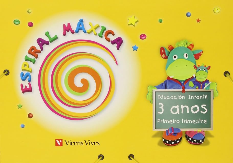 Portada de Espiral Máxica. Primeiro Trimestre. 3 Anos