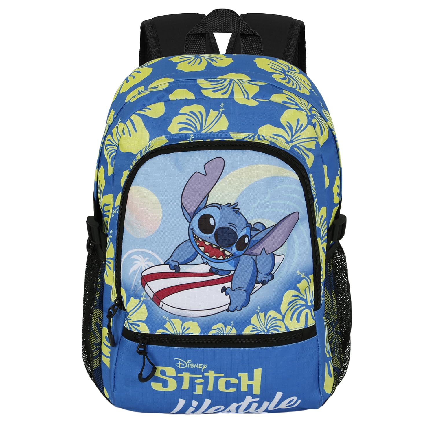 Lilo y Stitch Lifestyle-Mochila Fight Fan 2.2, Azul, 31 x 44 cm, Capacidad 24 L