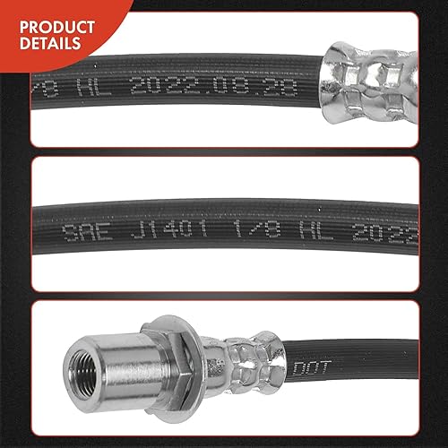 Miniatura 5 de A-Premium Manguera hidráulica de freno trasero para conductor o pasajero compatible con modelos seleccionados de Ford y Mercury - Taurus, Taurus X,