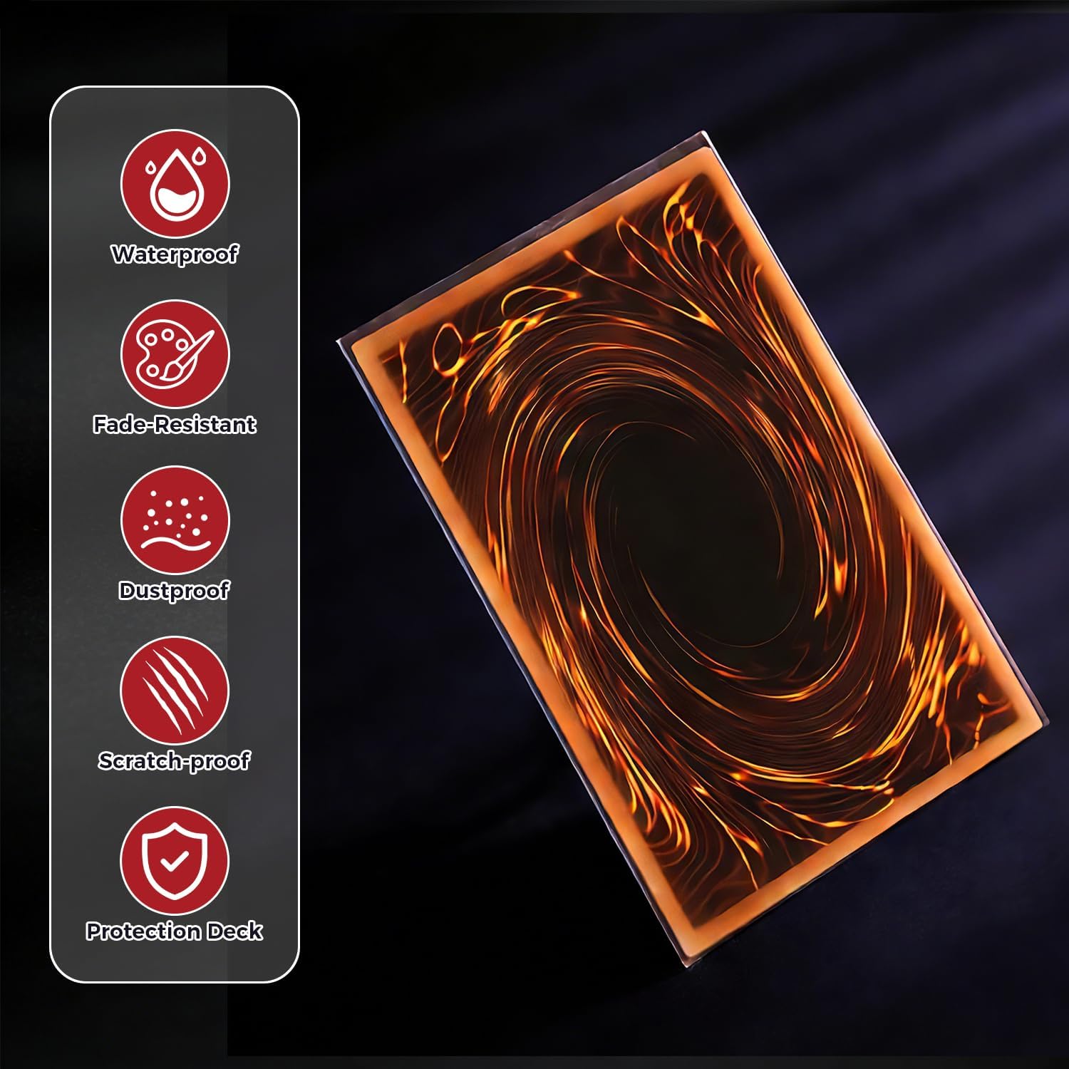 DeELF 2000ct Clear Card Sleeves Perfect Fit for Yu-Gi-Oh Game Cards, 59 mm x 87mm Perfect Fit Sleeves