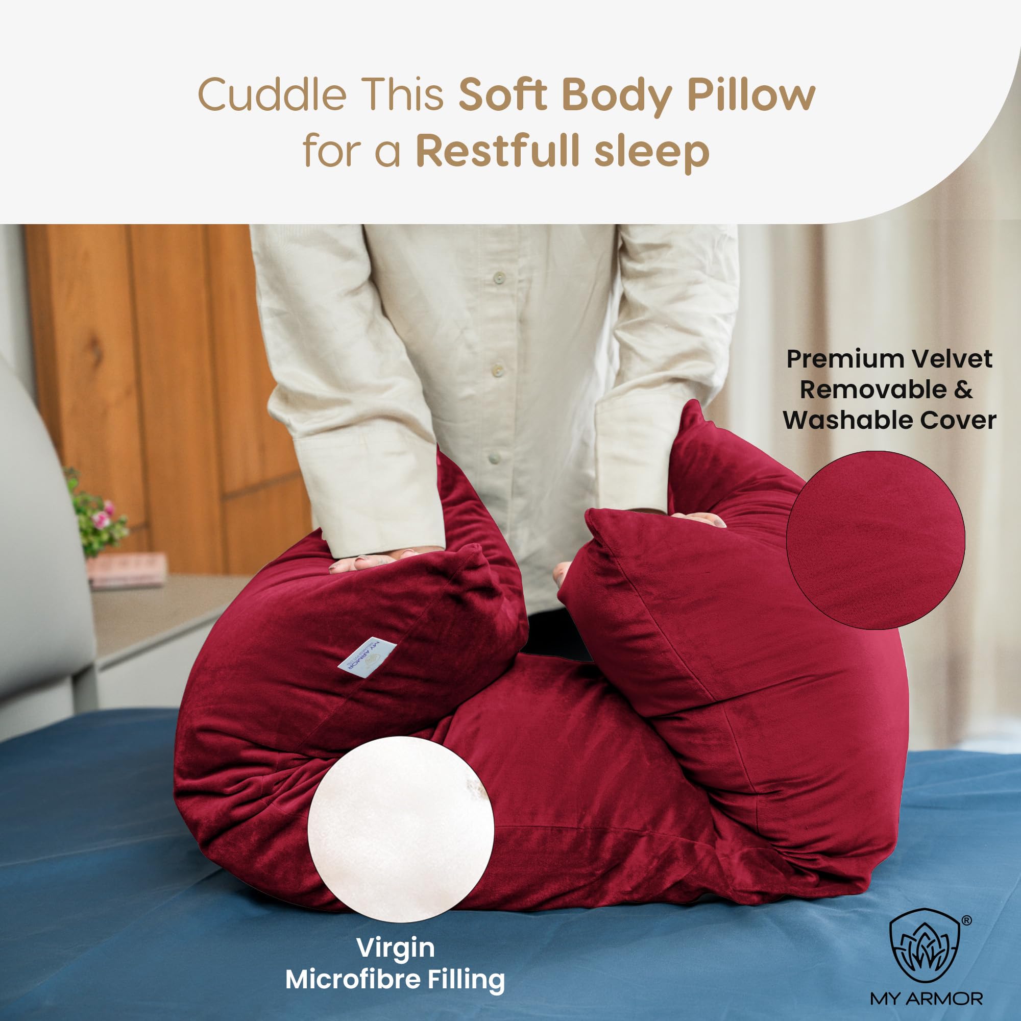 MY ARMOR Pregnancy Pillow - Ultimate Comfort -6 MY ARMOR Pregnancy Pillow - Ultimate Comfort -6